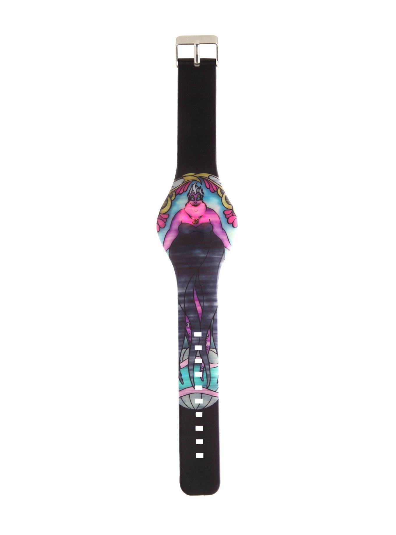 Disney The Little Mermaid Ursula LED Rubber Watch, , hi-res