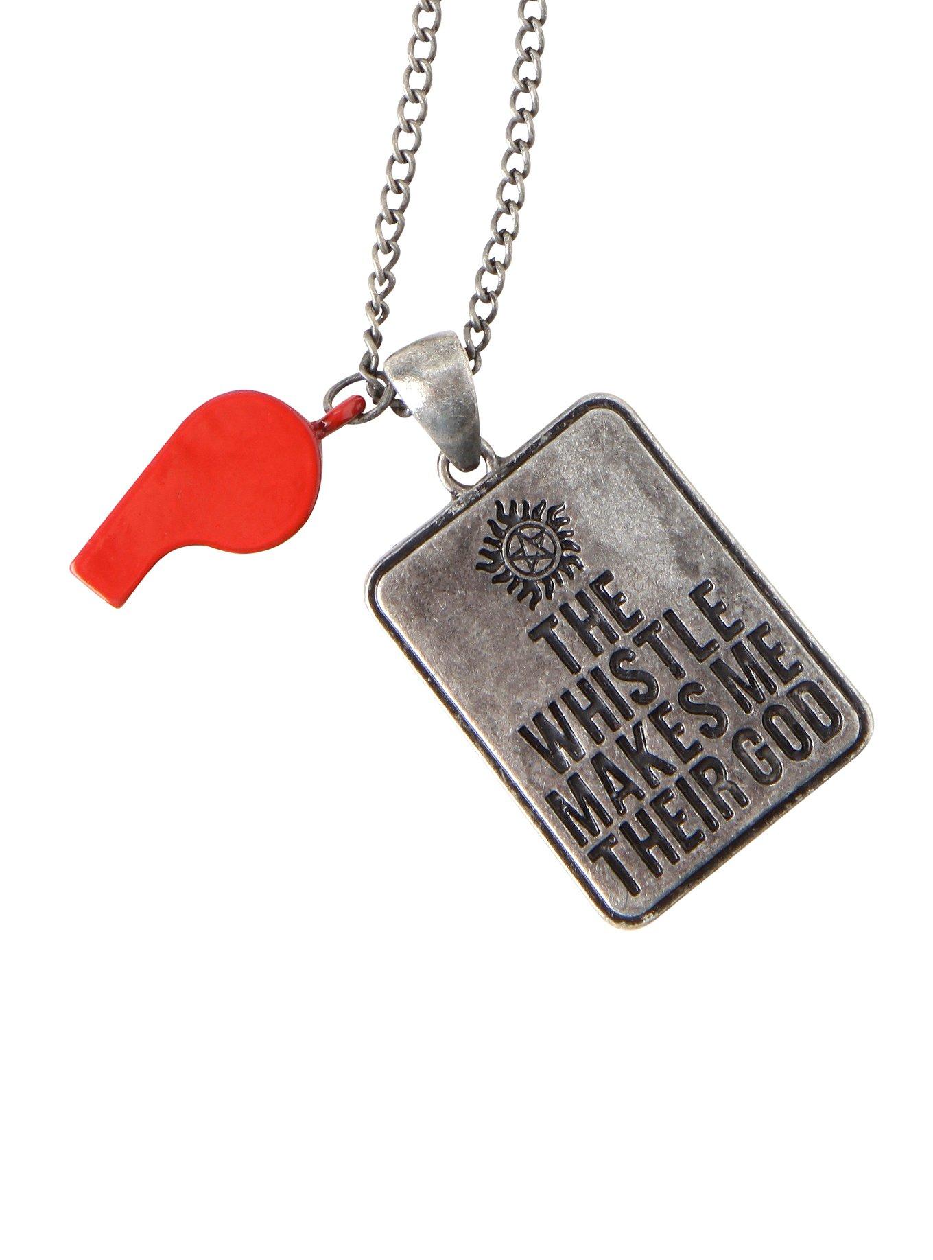 Supernatural Whistle Makes Me Their God Necklace, , hi-res