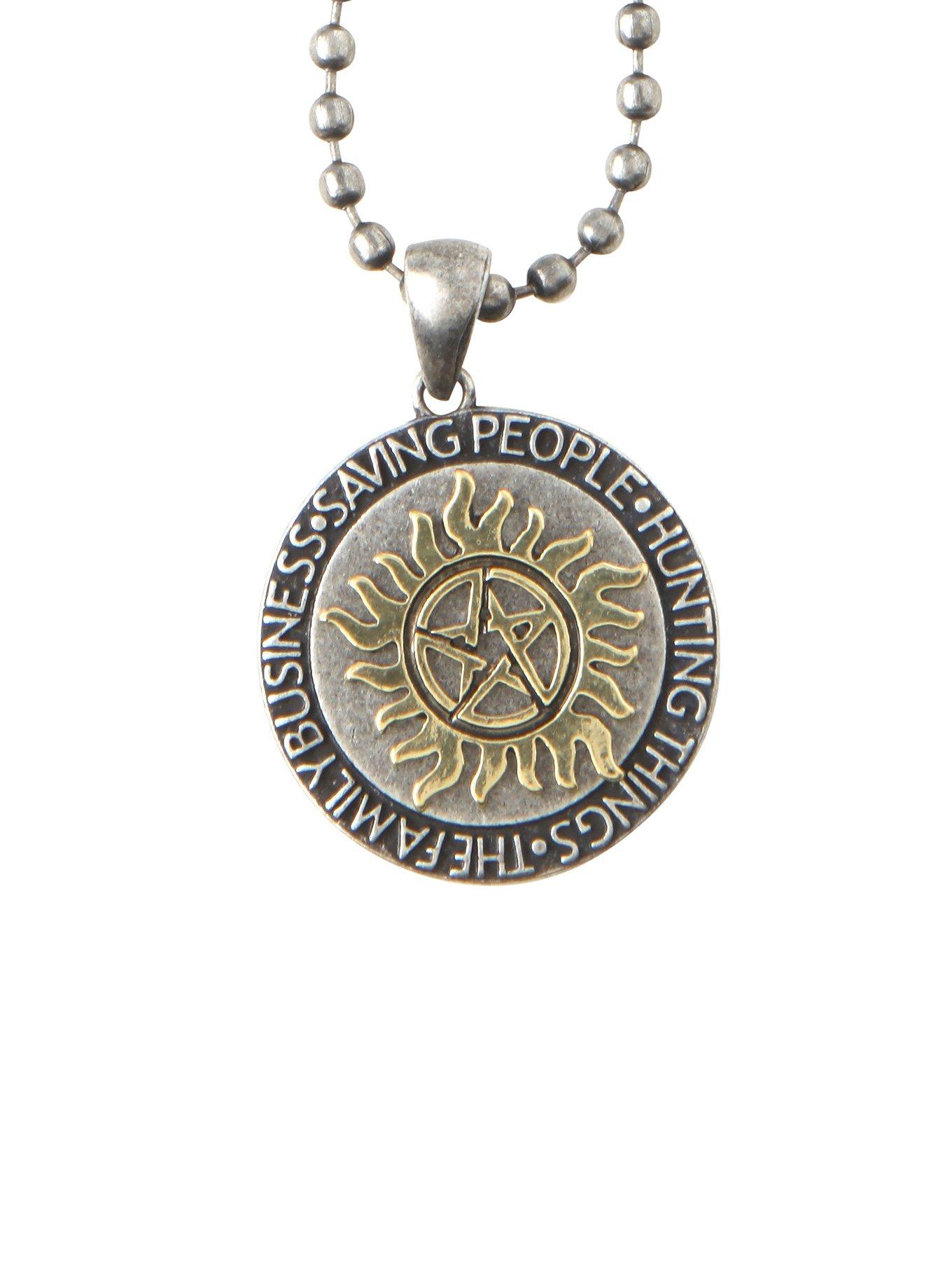 Supernatural Anti-Possession Pendant Shot Bead Necklace, , hi-res