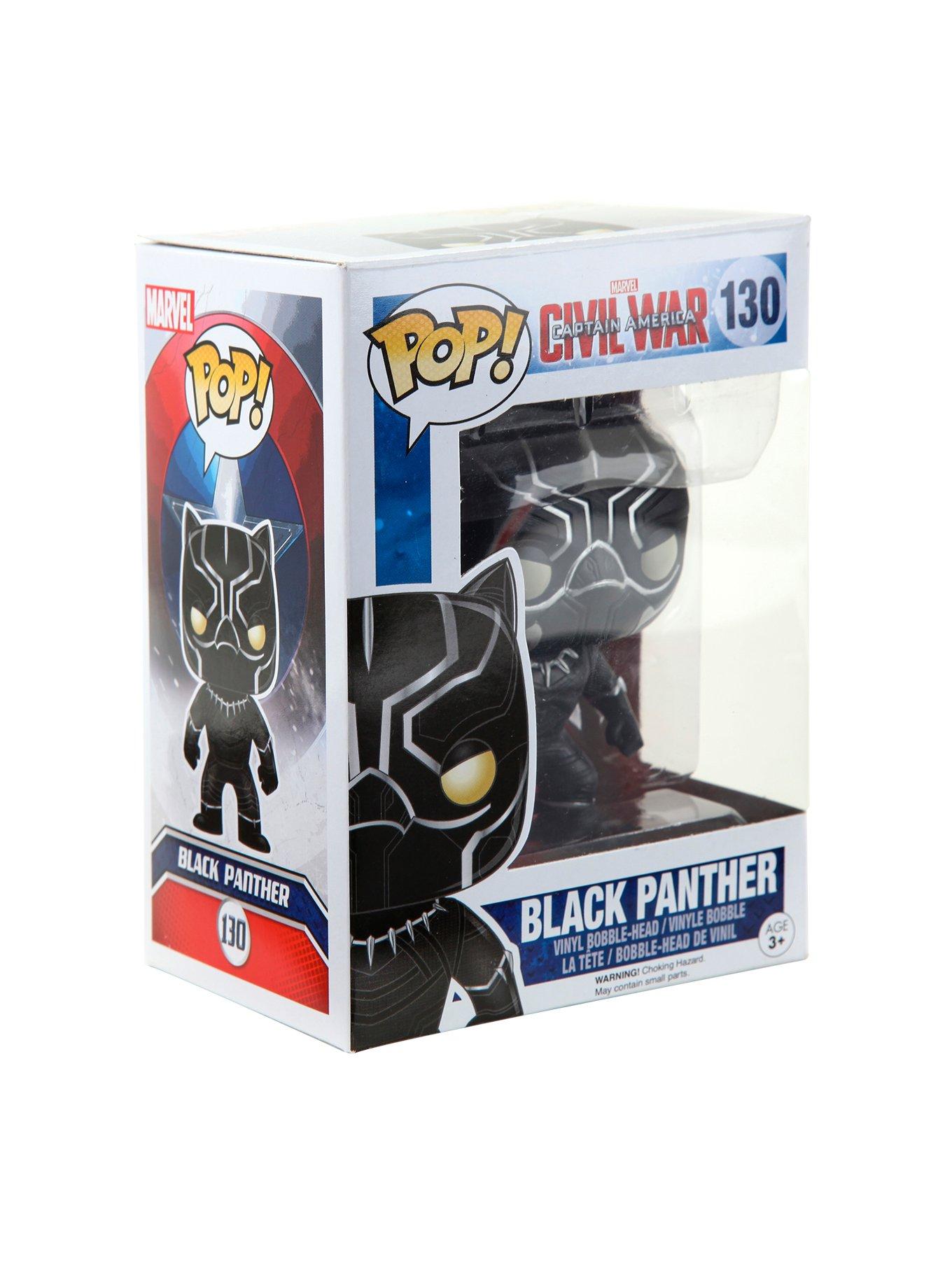 Funko Marvel Captain America: Civil War Pop! Black Panther Vinyl Bobble-Head, , hi-res