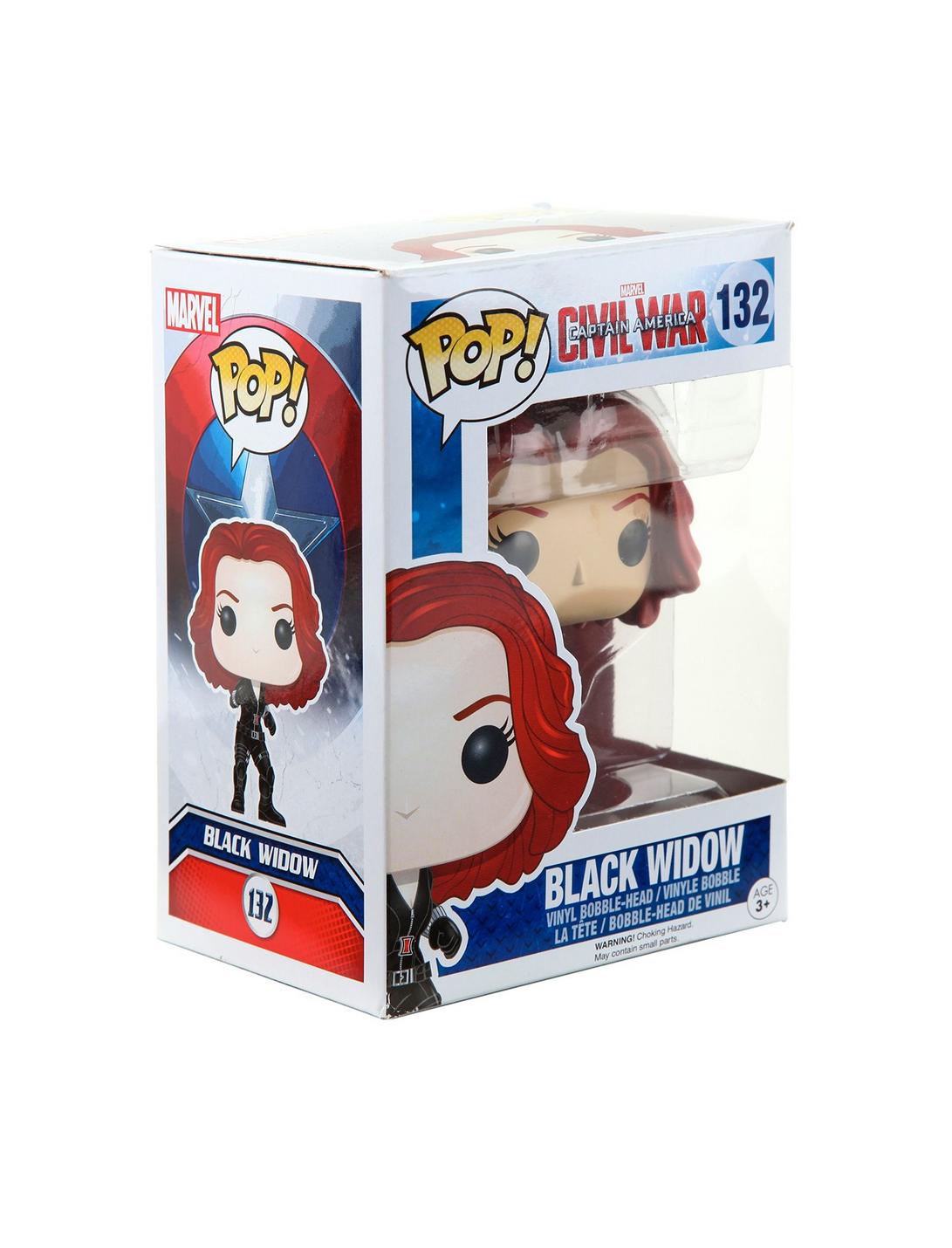 Funko Marvel Captain America: Civil War Pop! Black Widow Vinyl Bobble-Head, , hi-res