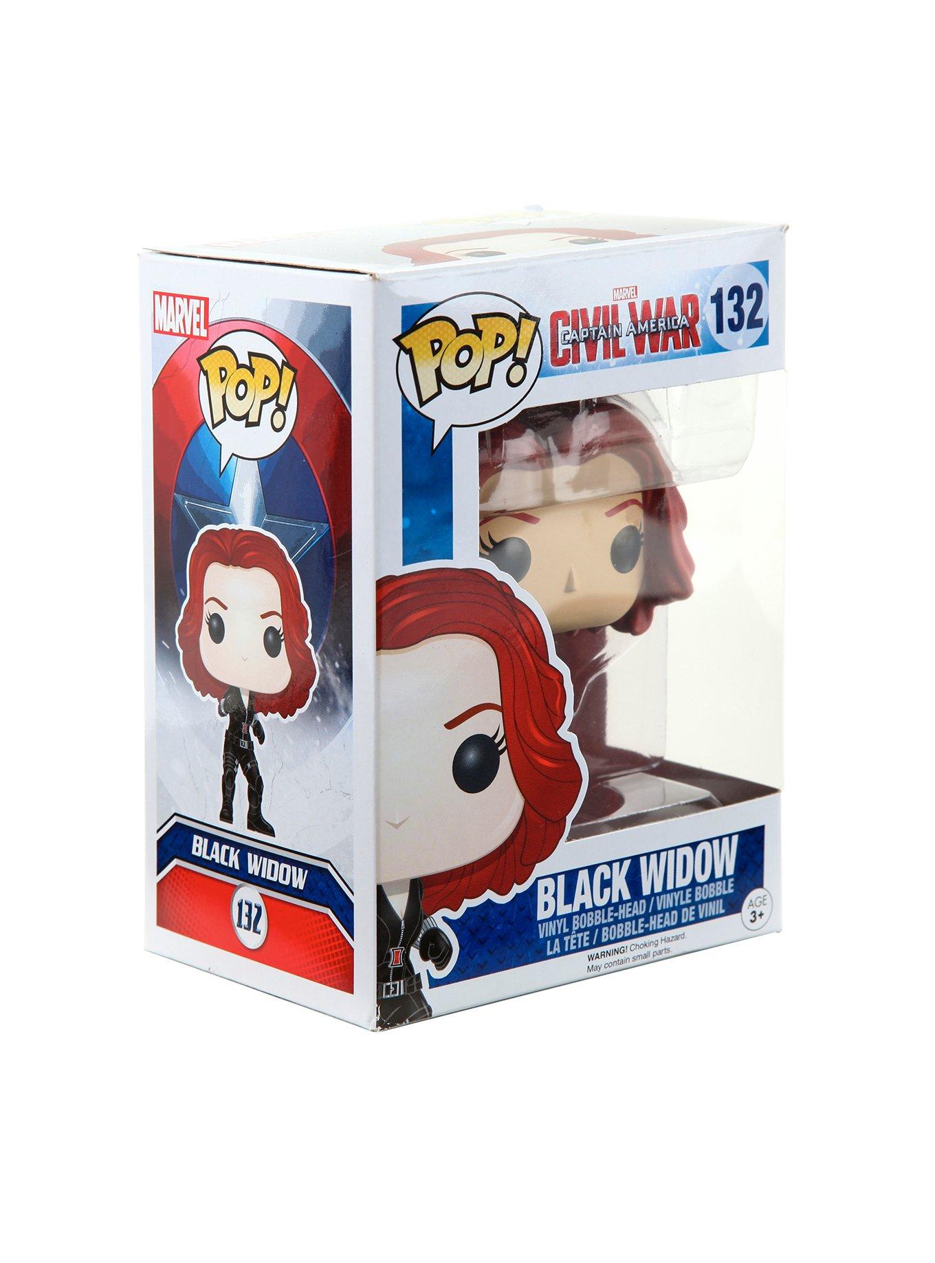 Funko Marvel Captain America: Civil War Pop! Black Widow Vinyl Bobble-Head, , hi-res
