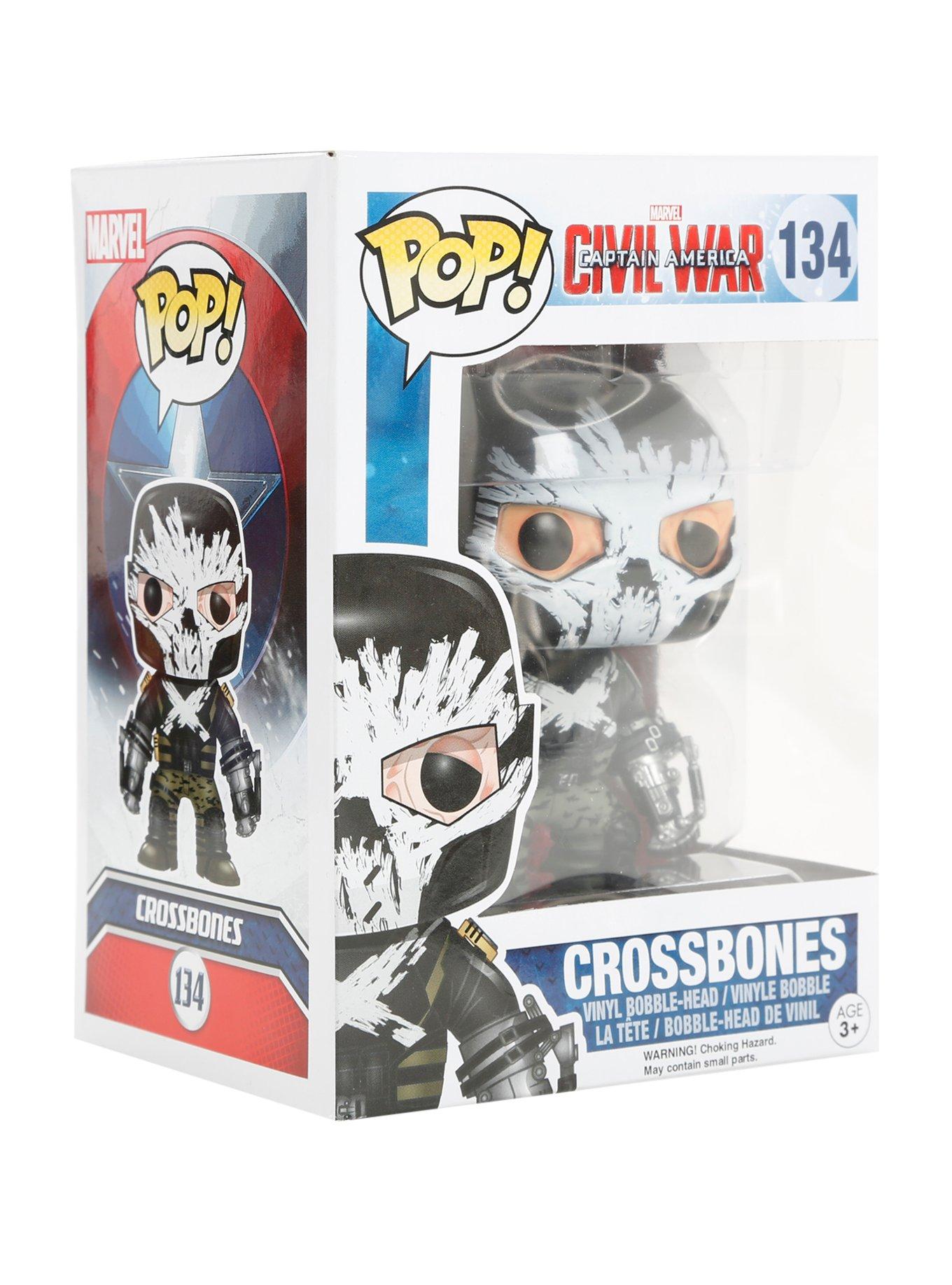 Funko Marvel Captain America: Civil War Pop! Crossbones Vinyl Bobble-Head, , hi-res