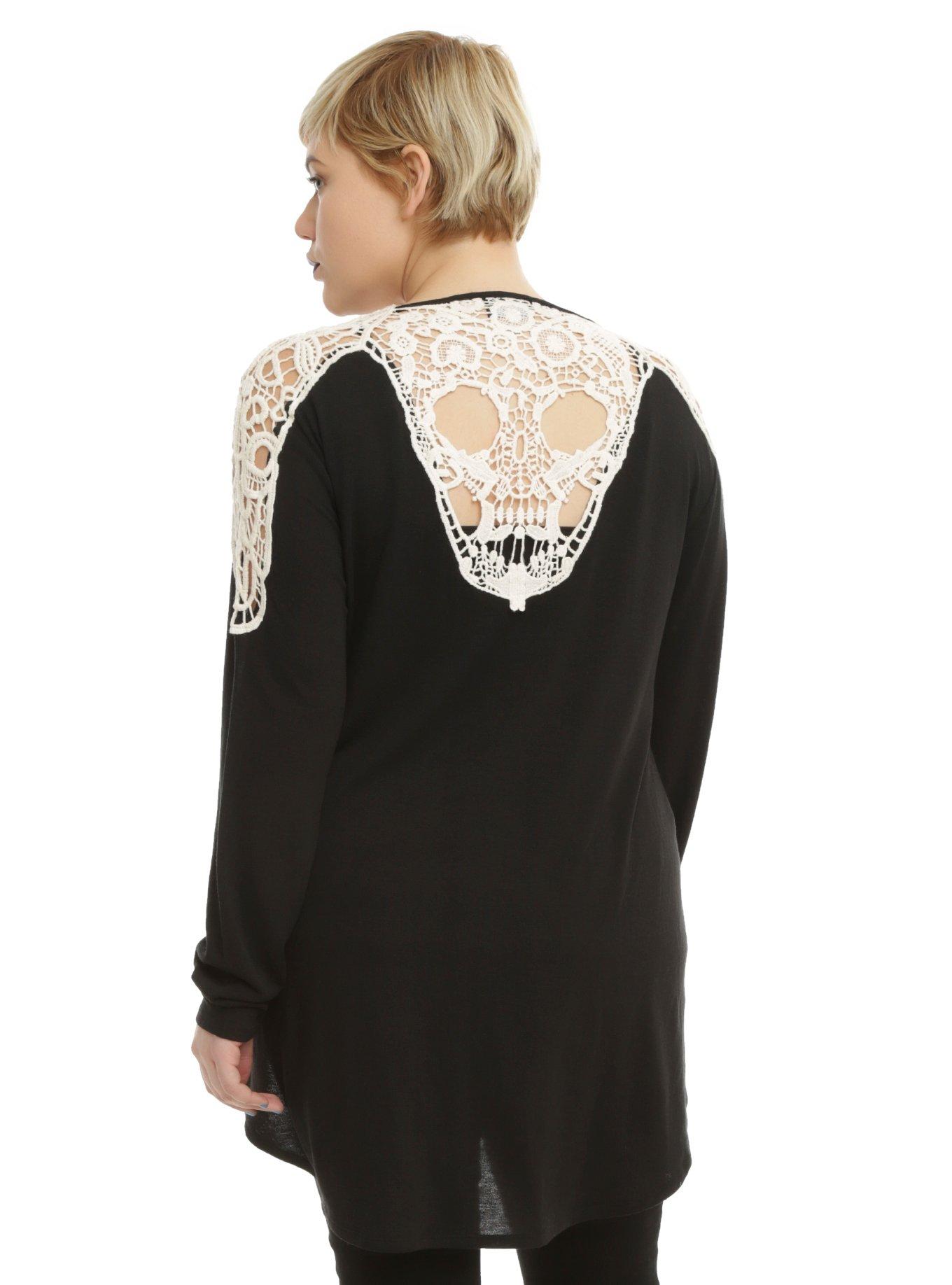 Hot topic skull on sale cardigan