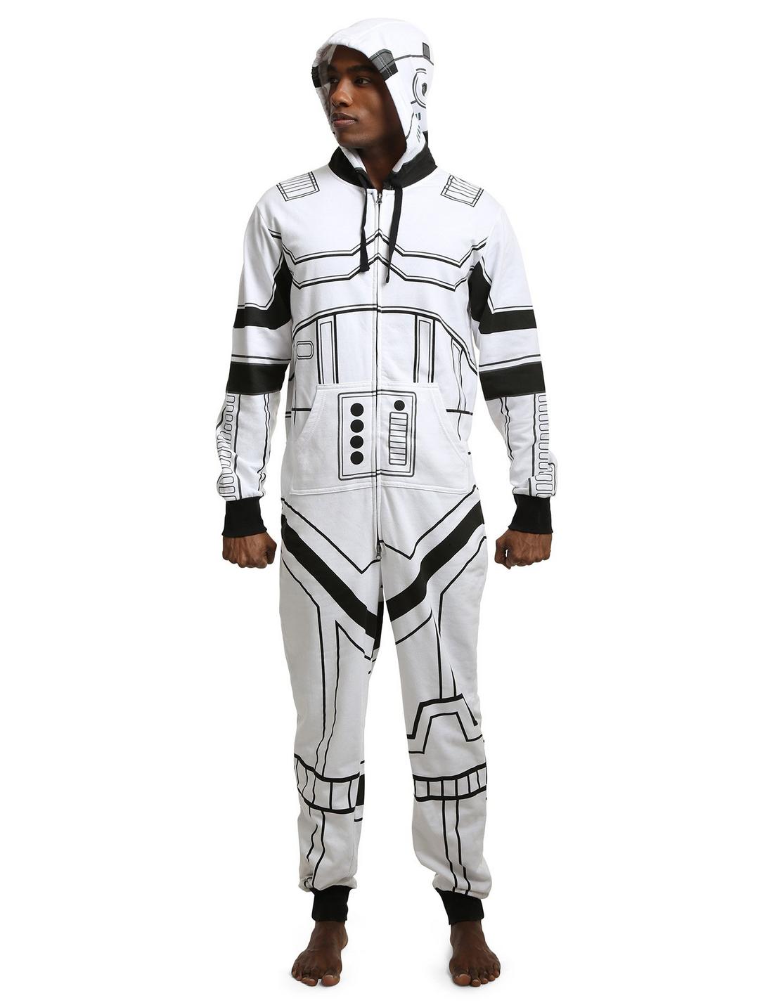 Star Wars Stormtrooper Adult Bodysuit, BLACK-WHITE, hi-res