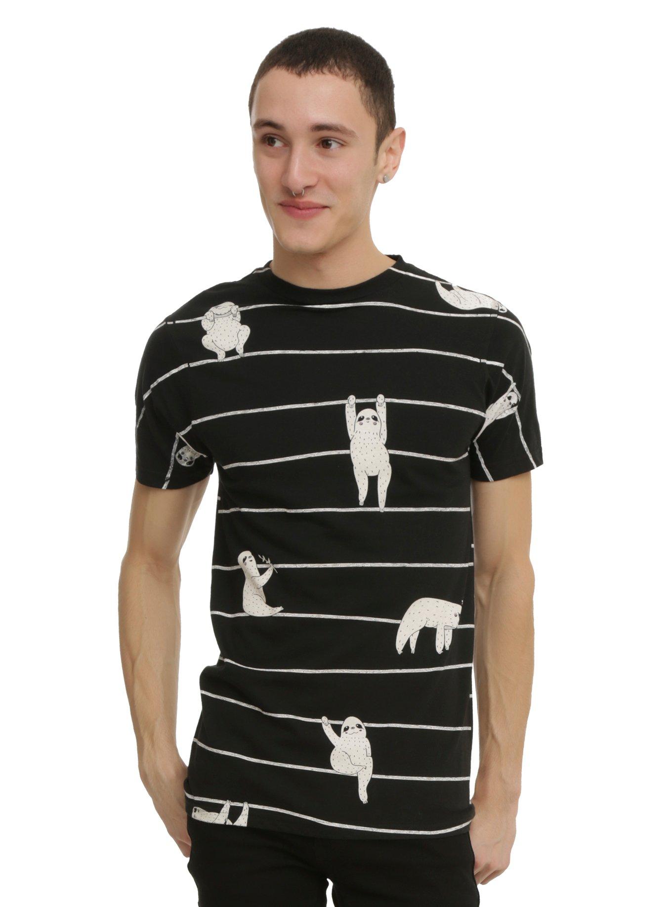 Sloth Stripe T-Shirt, , hi-res