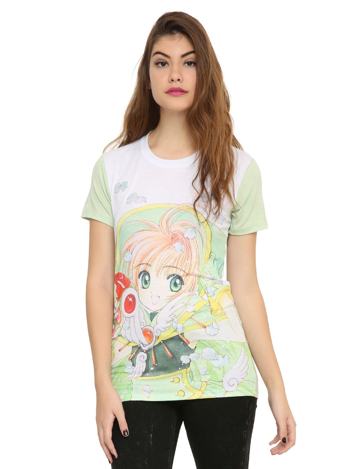 Cardcaptor Sakura Sakura Kinomoto Sublimation Girls T-Shirt