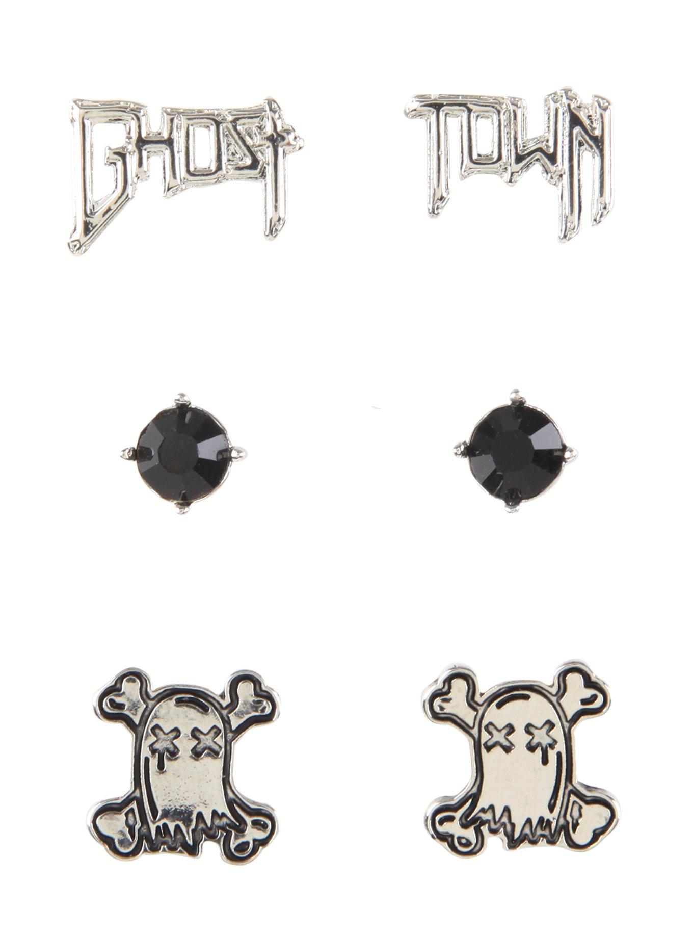 Ghost Town Logo Earrings Set, , hi-res