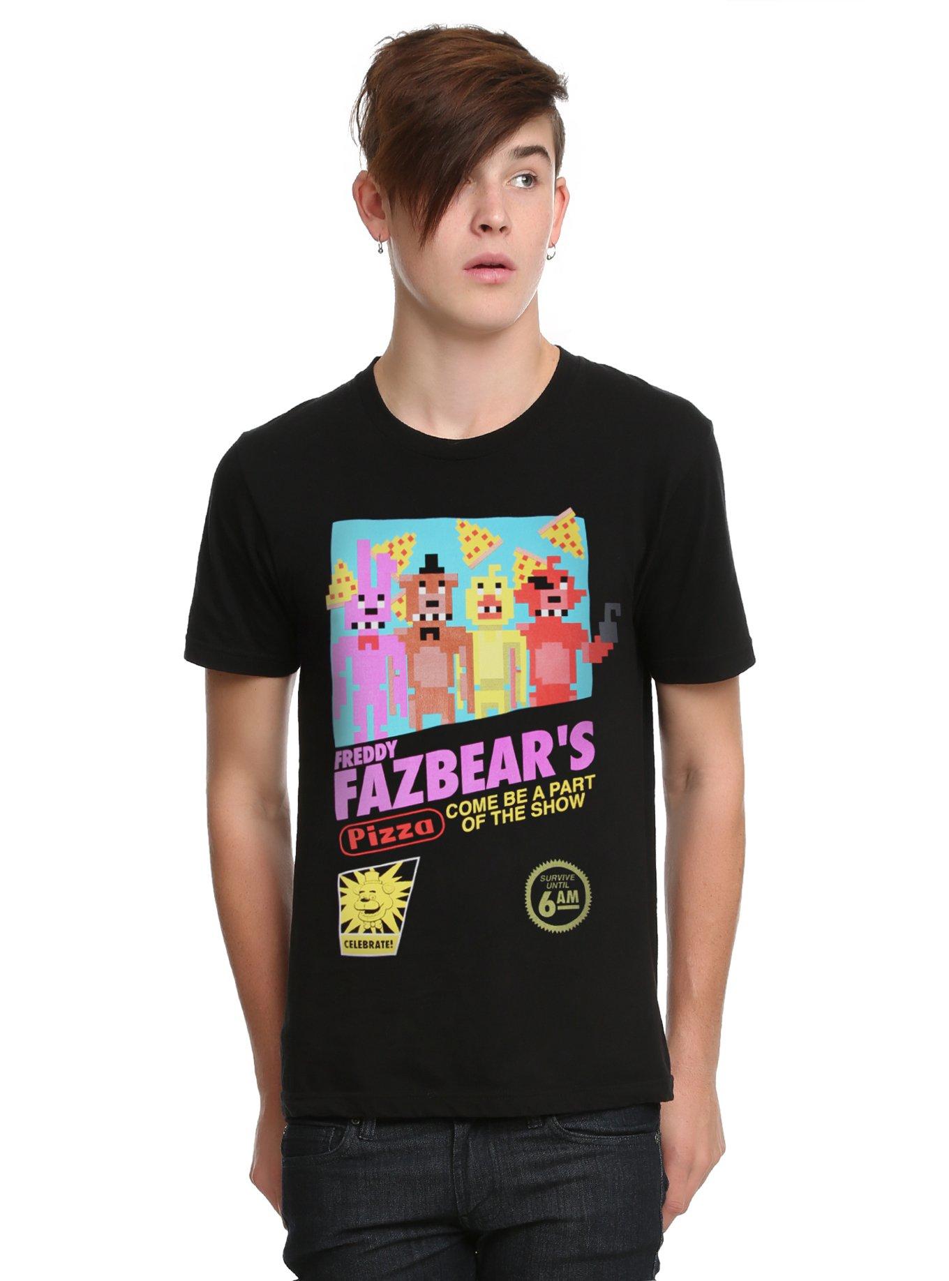 Five Nights At Freddys T-Shirt Comic Vintage FNAF Game