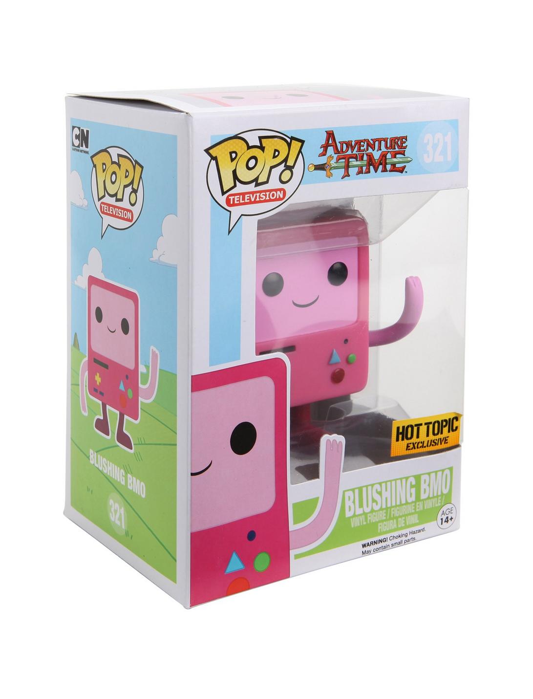 Funko Adventure Time Pop! Television Blushing BMO Vinyl Figure Hot Topic Exclusive, , hi-res