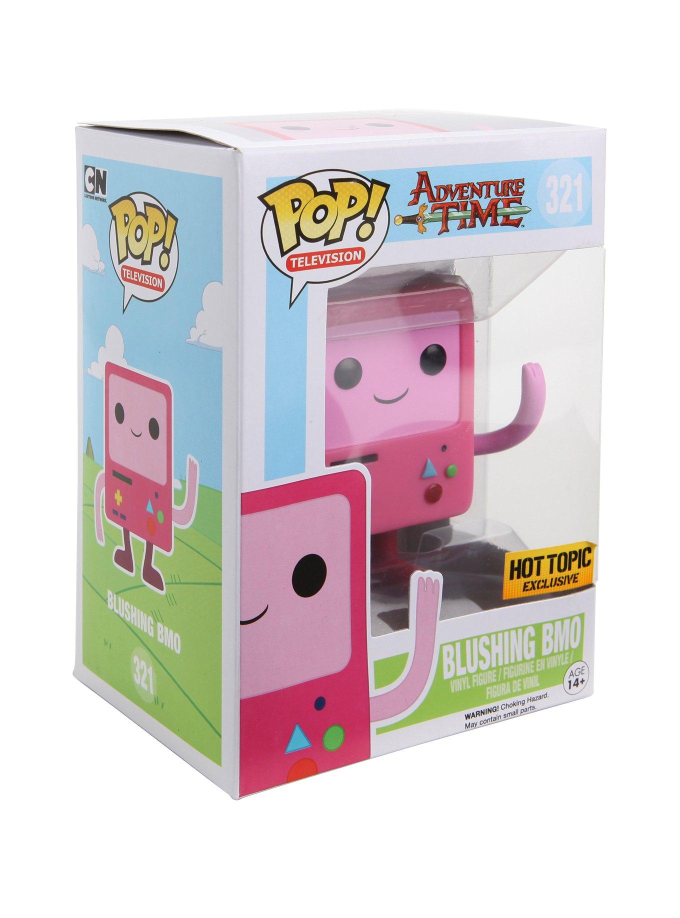 Funko Adventure Time Pop! Television Blushing BMO Vinyl Figure Hot Topic Exclusive, , hi-res