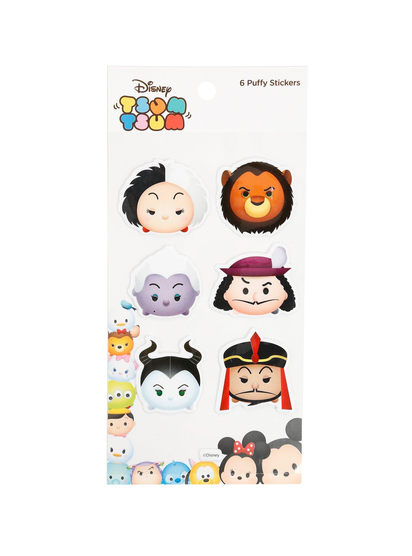 Disney Tsum Tsum Villains Puffy Sticker Pack, , hi-res