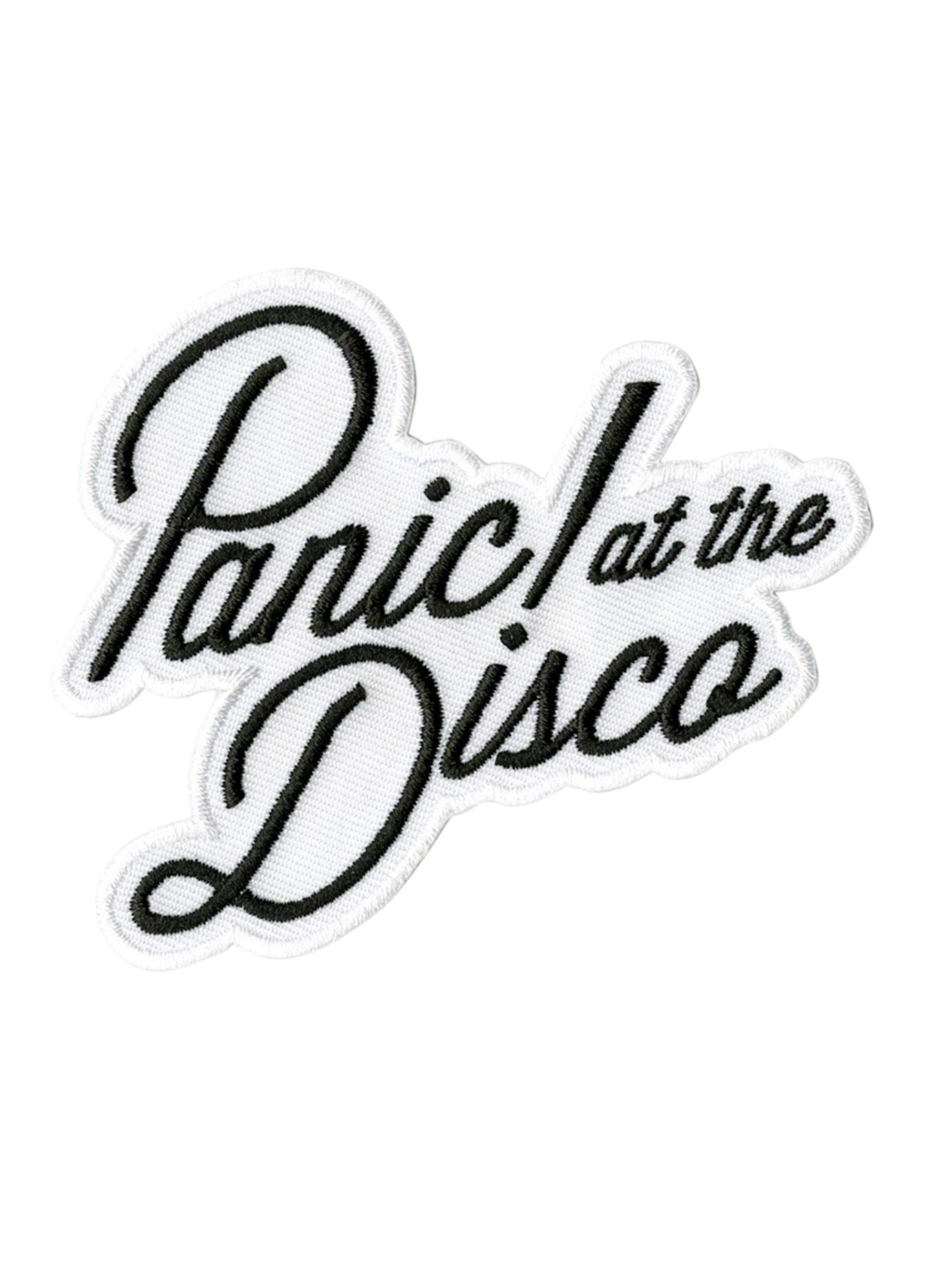 Panic! At The Disco Logo Iron-On Patch | Hot Topic