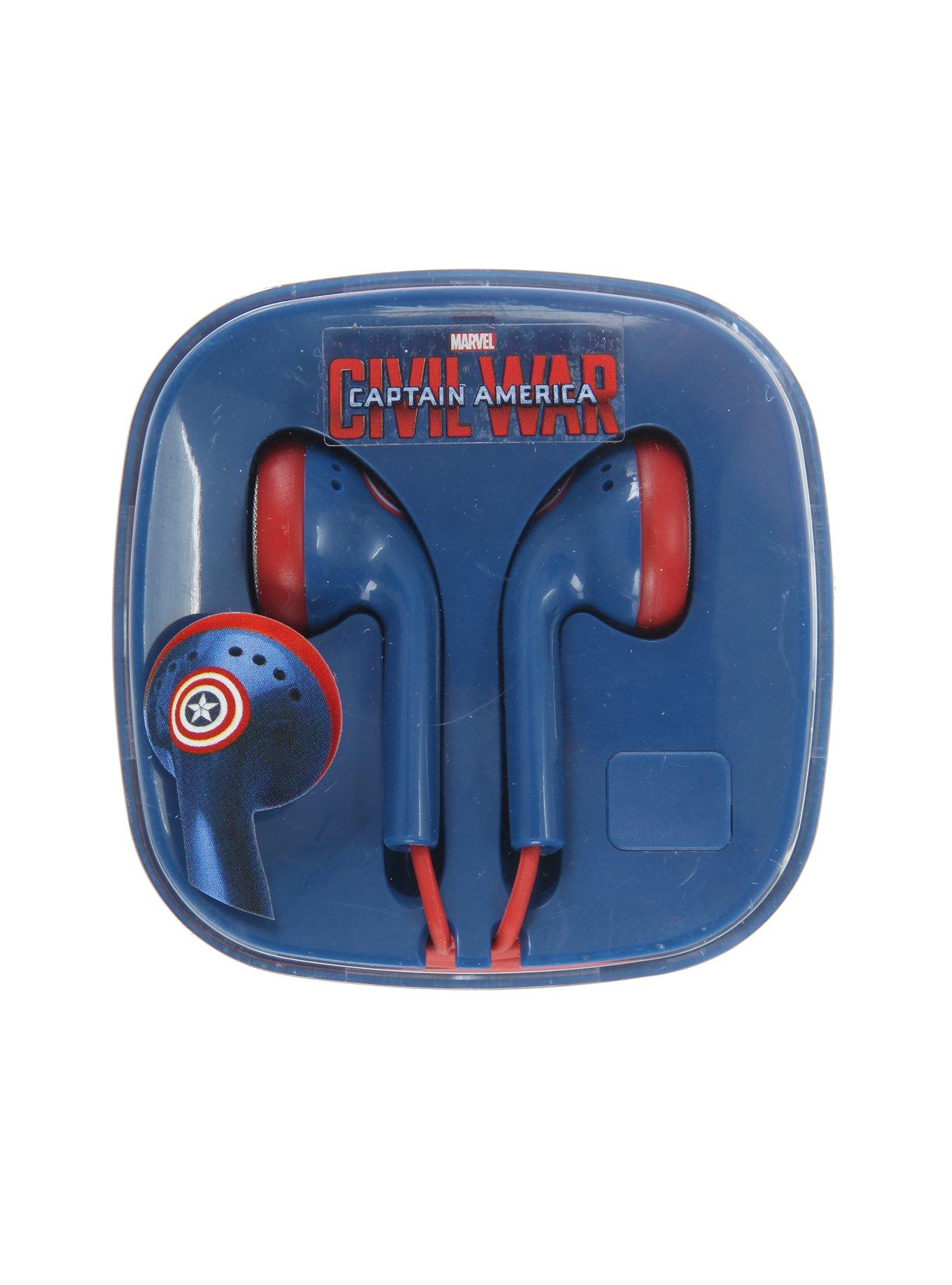 Marvel Captain America Civil War Earbuds, , hi-res