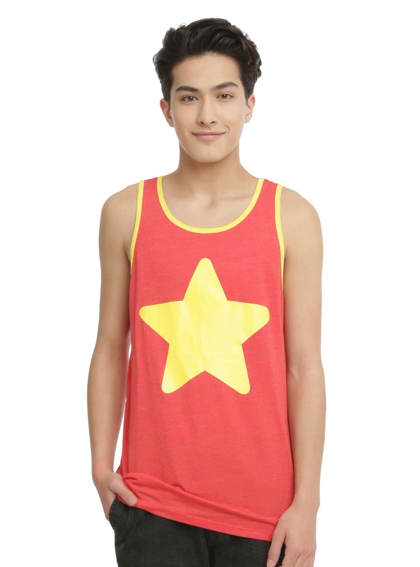 Steven Universe Star Logo Tank Top, RED, hi-res