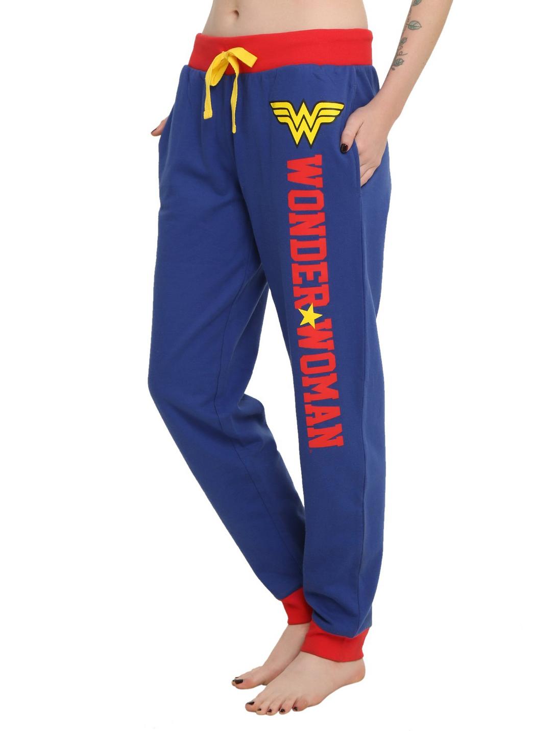 DC Comics Wonder Woman Girls Pajama Pants, BLACK, hi-res
