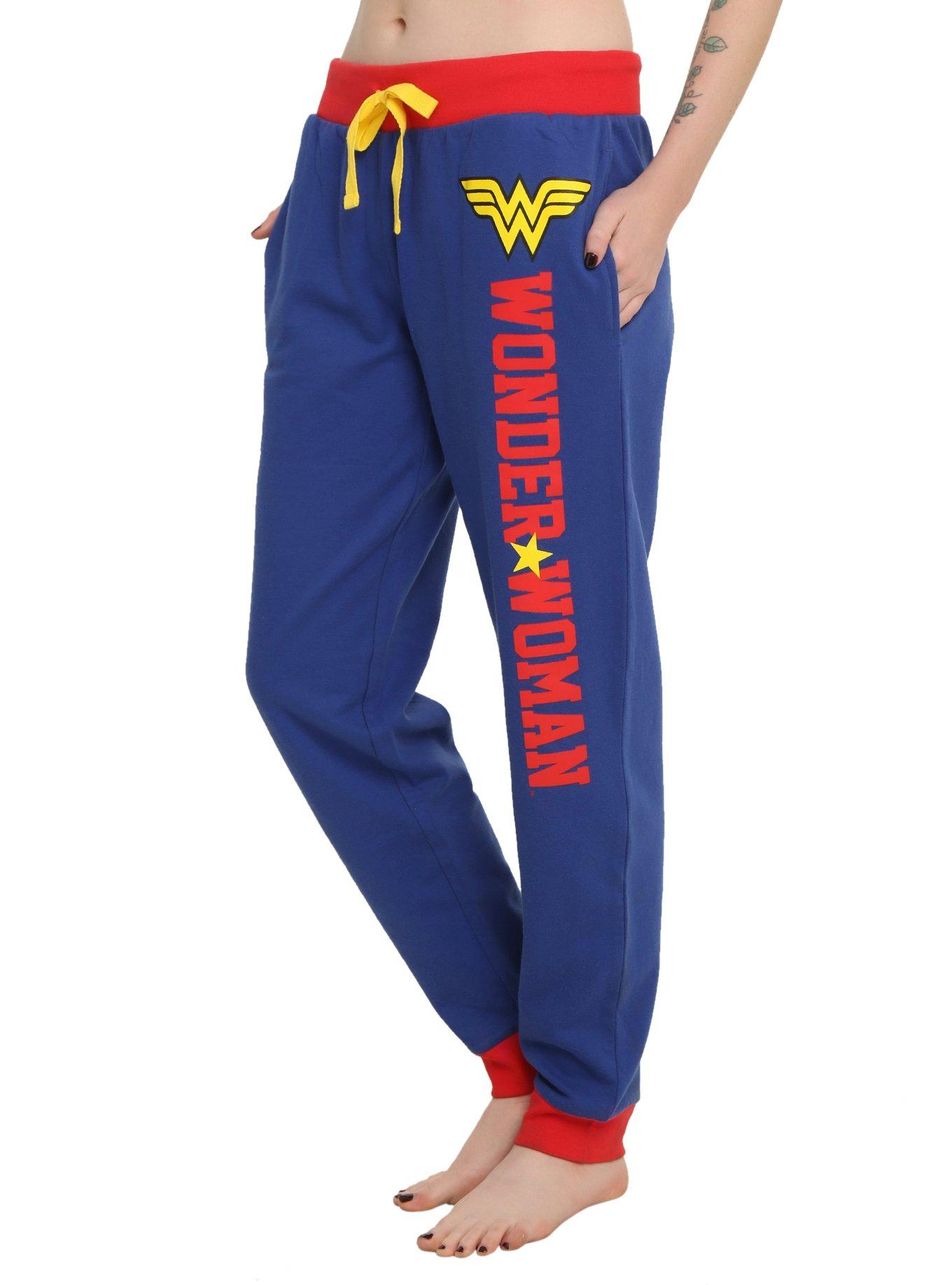 DC Comics Wonder Woman Girls Pajama Pants, BLACK, hi-res