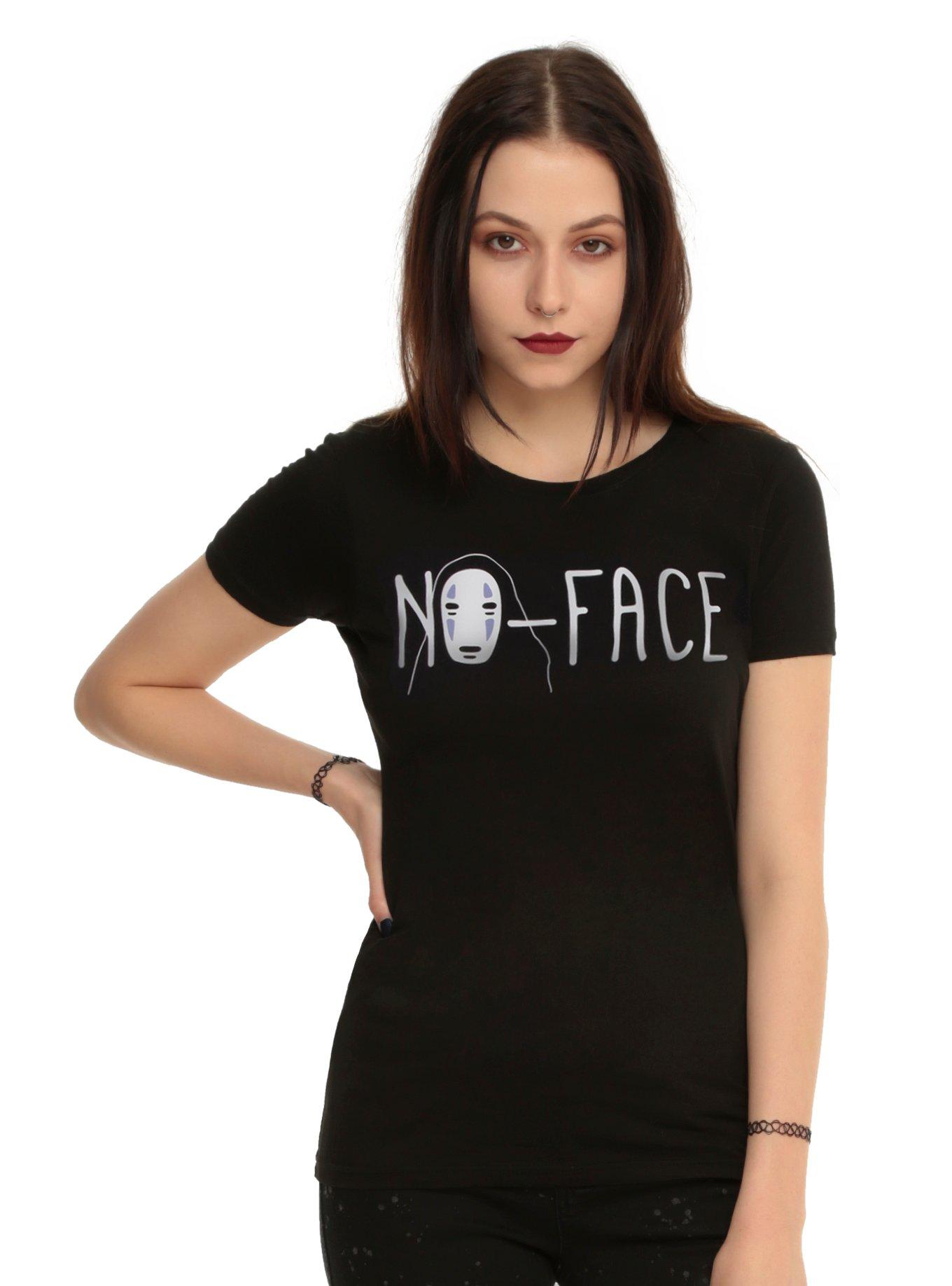 Studio Ghibli Spirited Away No-Face Girls T-Shirt, BLACK, hi-res