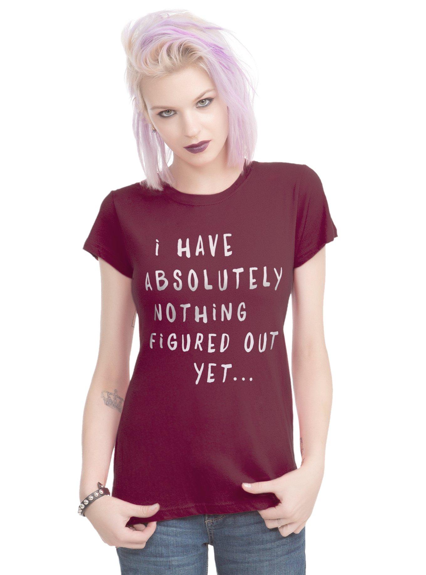 Nothing Figured Out Yet Girls T-Shirt, , hi-res
