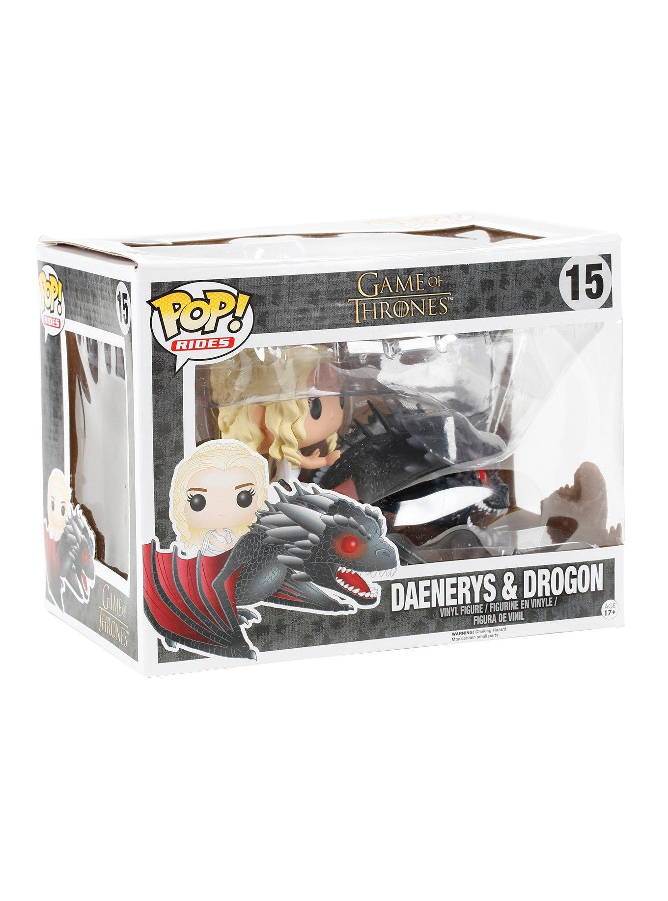 Funko Game Of Thrones Pop! Rides Daenerys & Drogon Vinyl Collectible, , hi-res