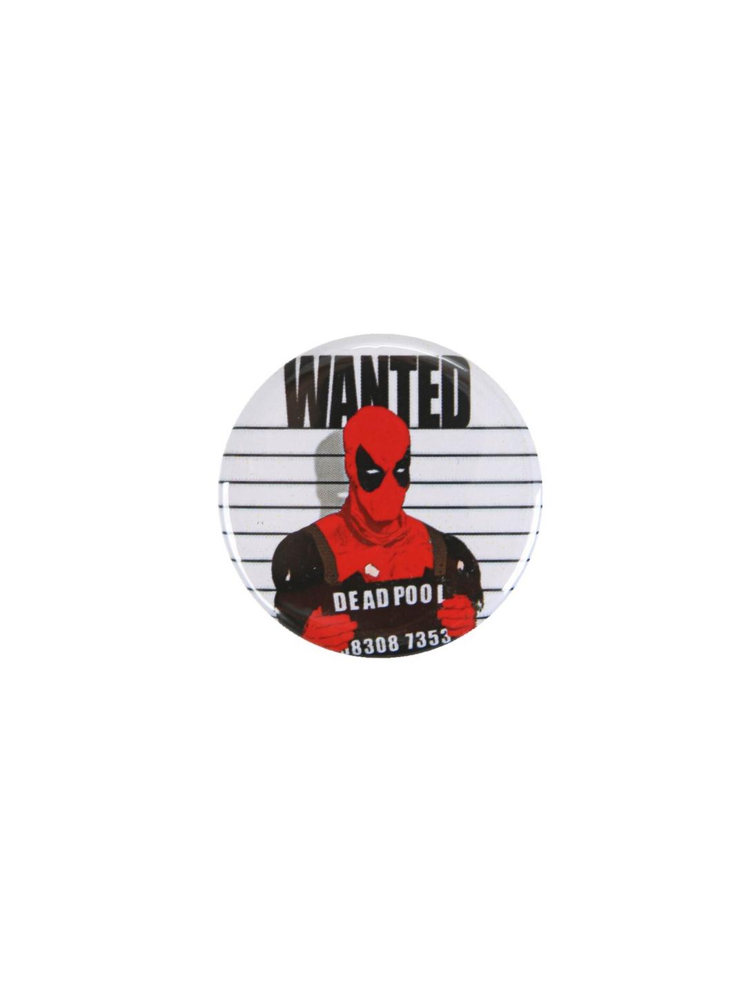 Marvel Deadpool Wanted Pin, , hi-res