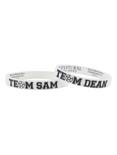 Supernatural Team Sam Team Dean Rubber Bracelet 2 Pack, , hi-res
