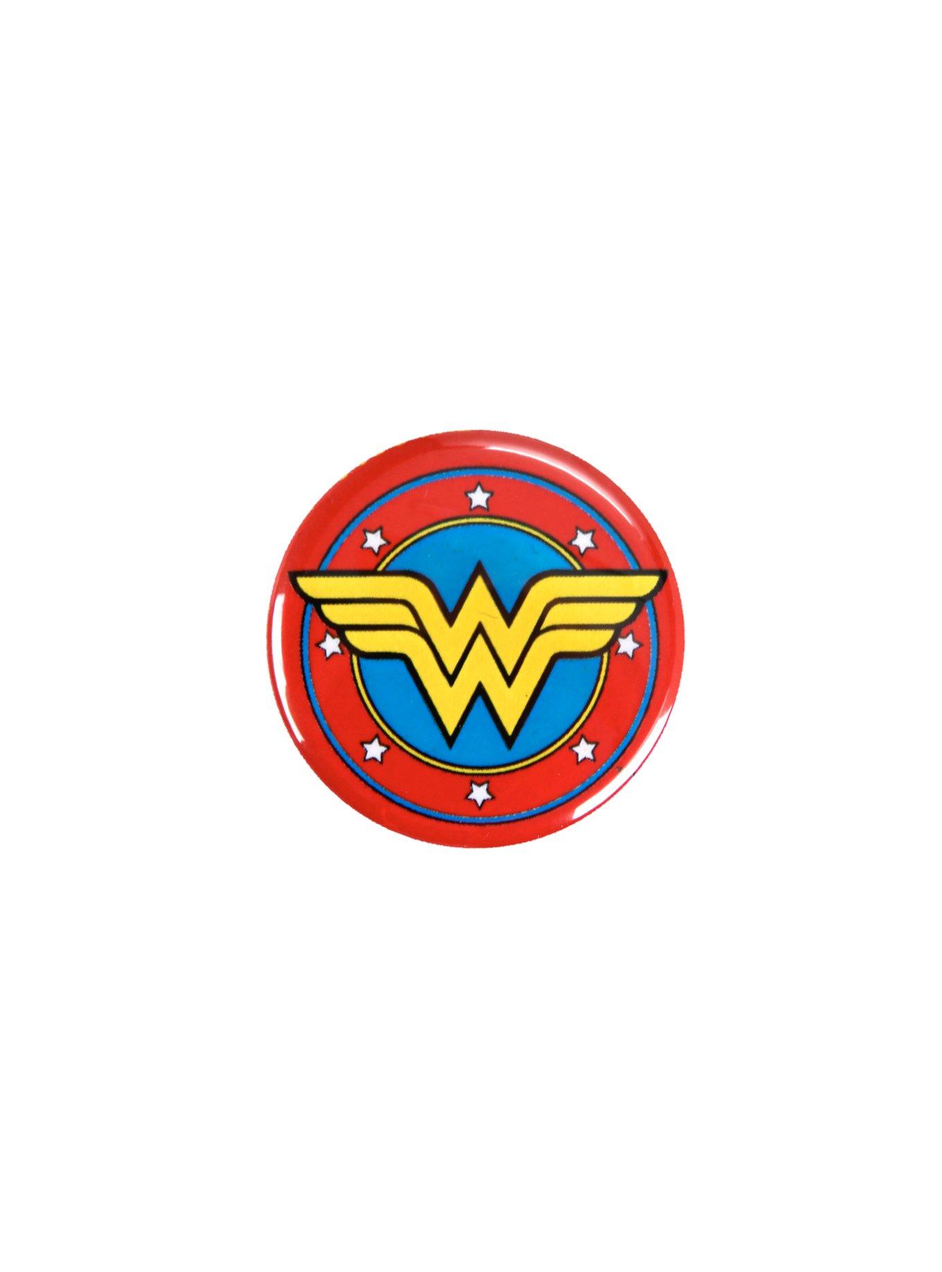DC Comics Wonder Woman Logo Pin, , hi-res