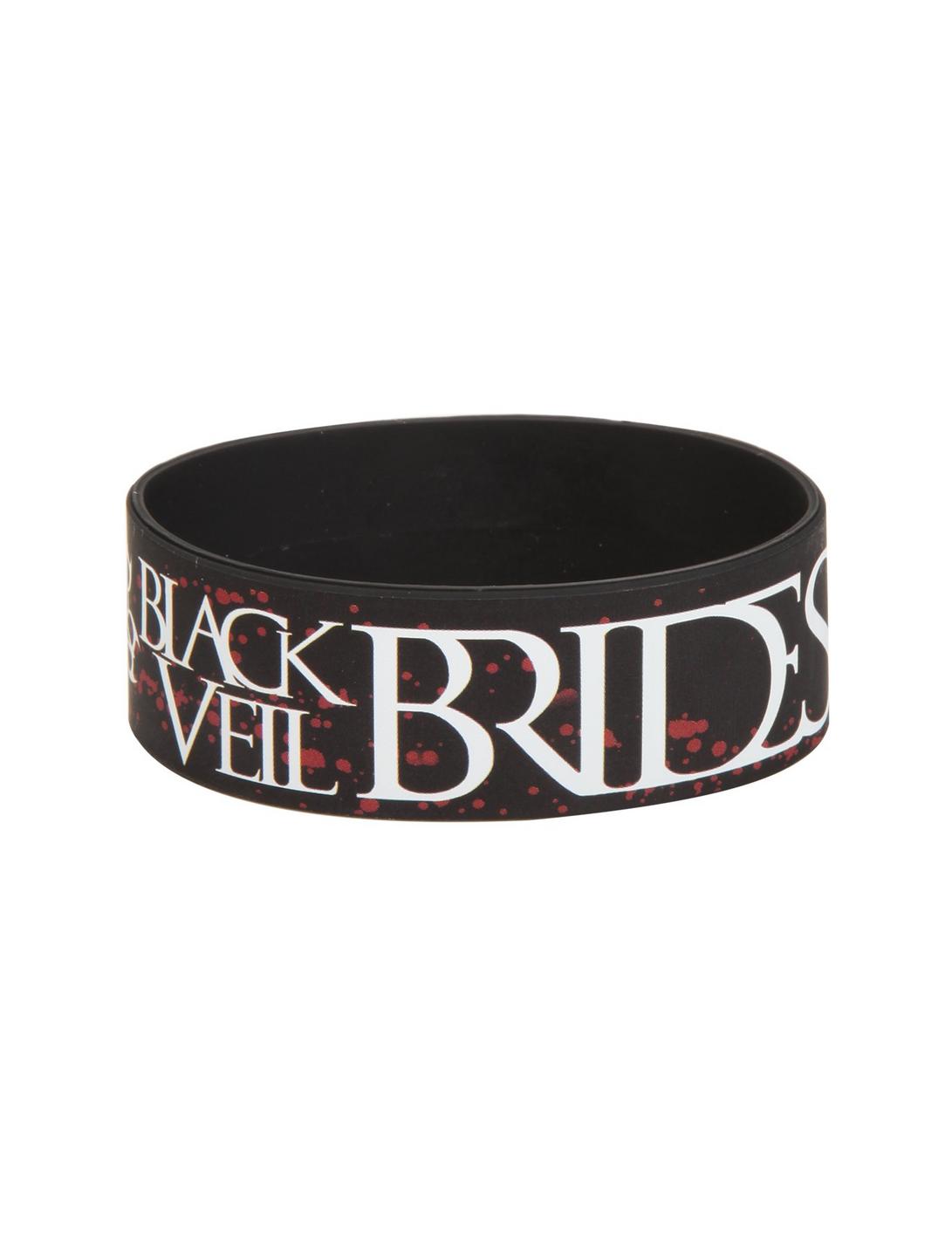 Black Veil Brides Group Photo Rubber Bracelet, , hi-res