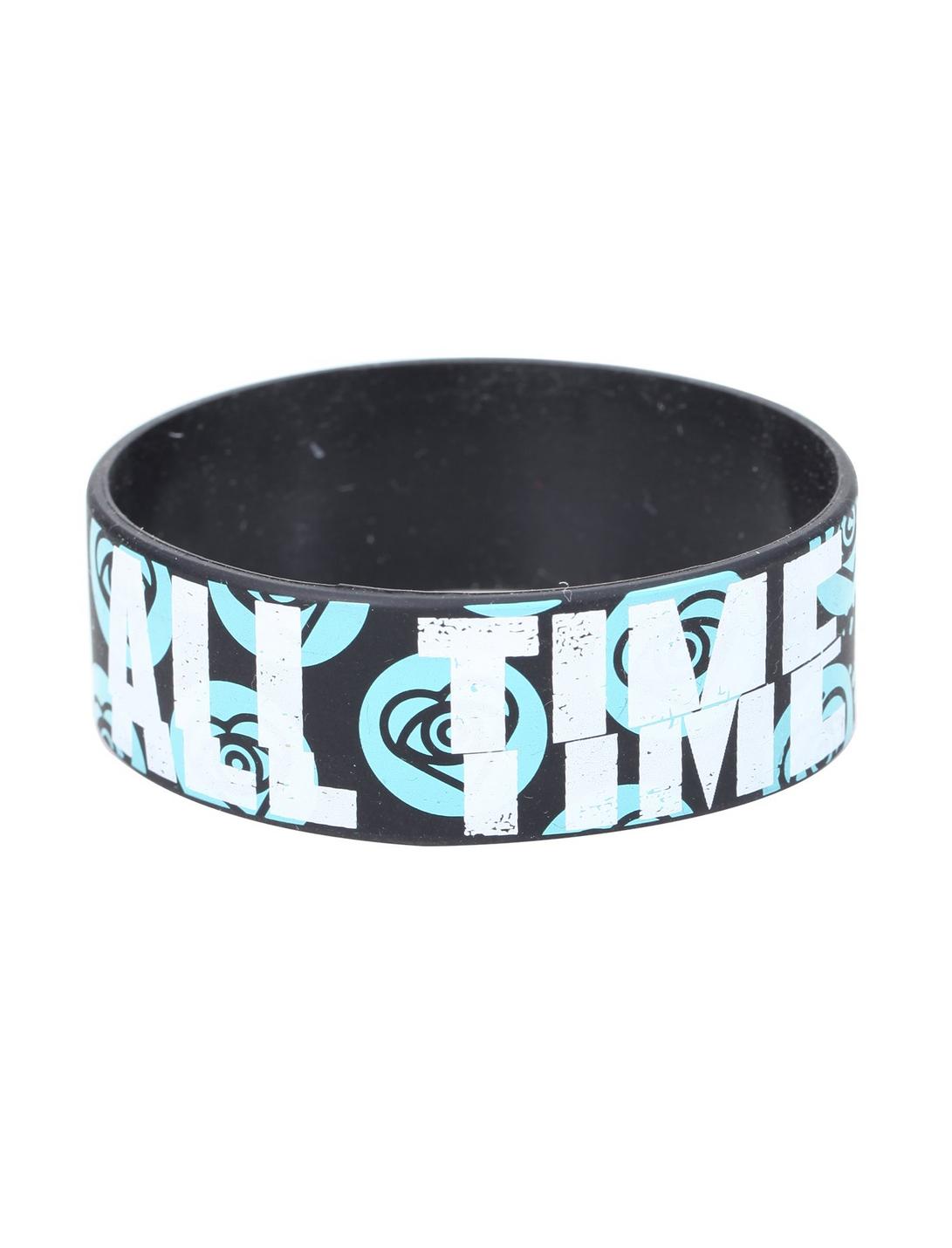 All Time Low Heart Eye Logos Rubber Bracelet, , hi-res