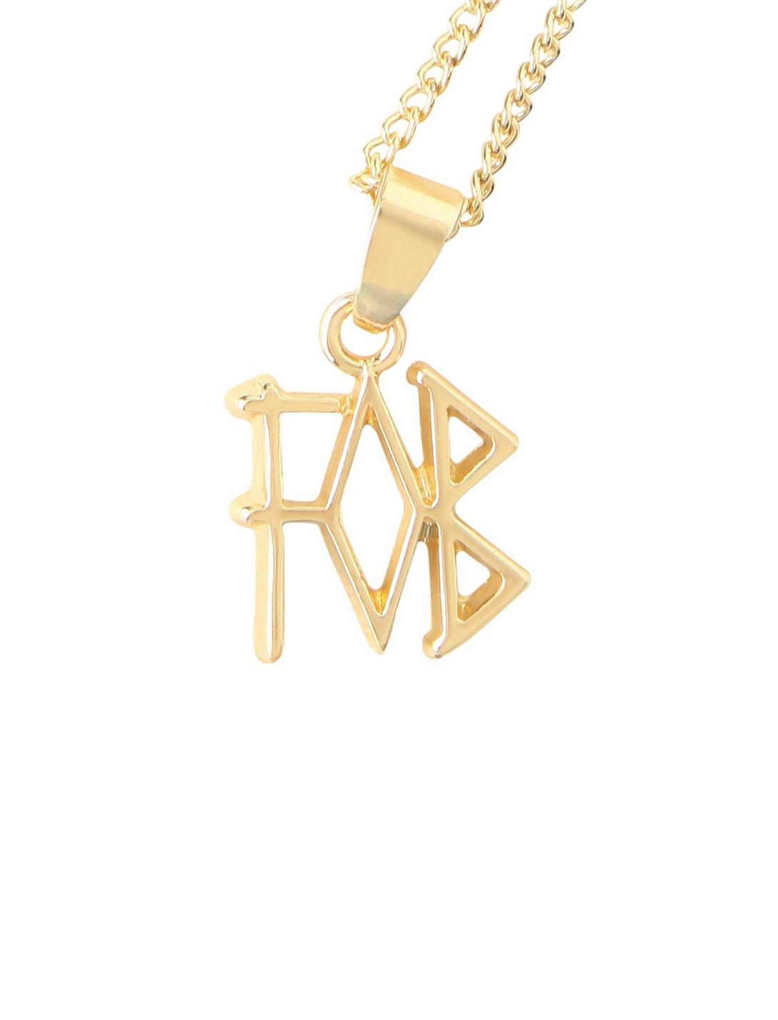 Fall Out Boy FOB Logo Necklace, , hi-res