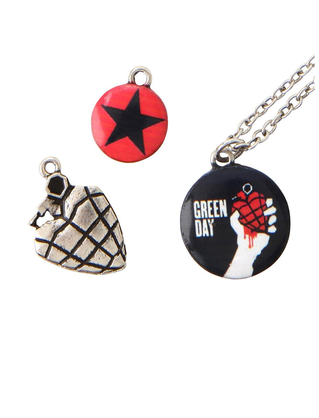 Green Day Interchangeable Charm Necklace, , hi-res