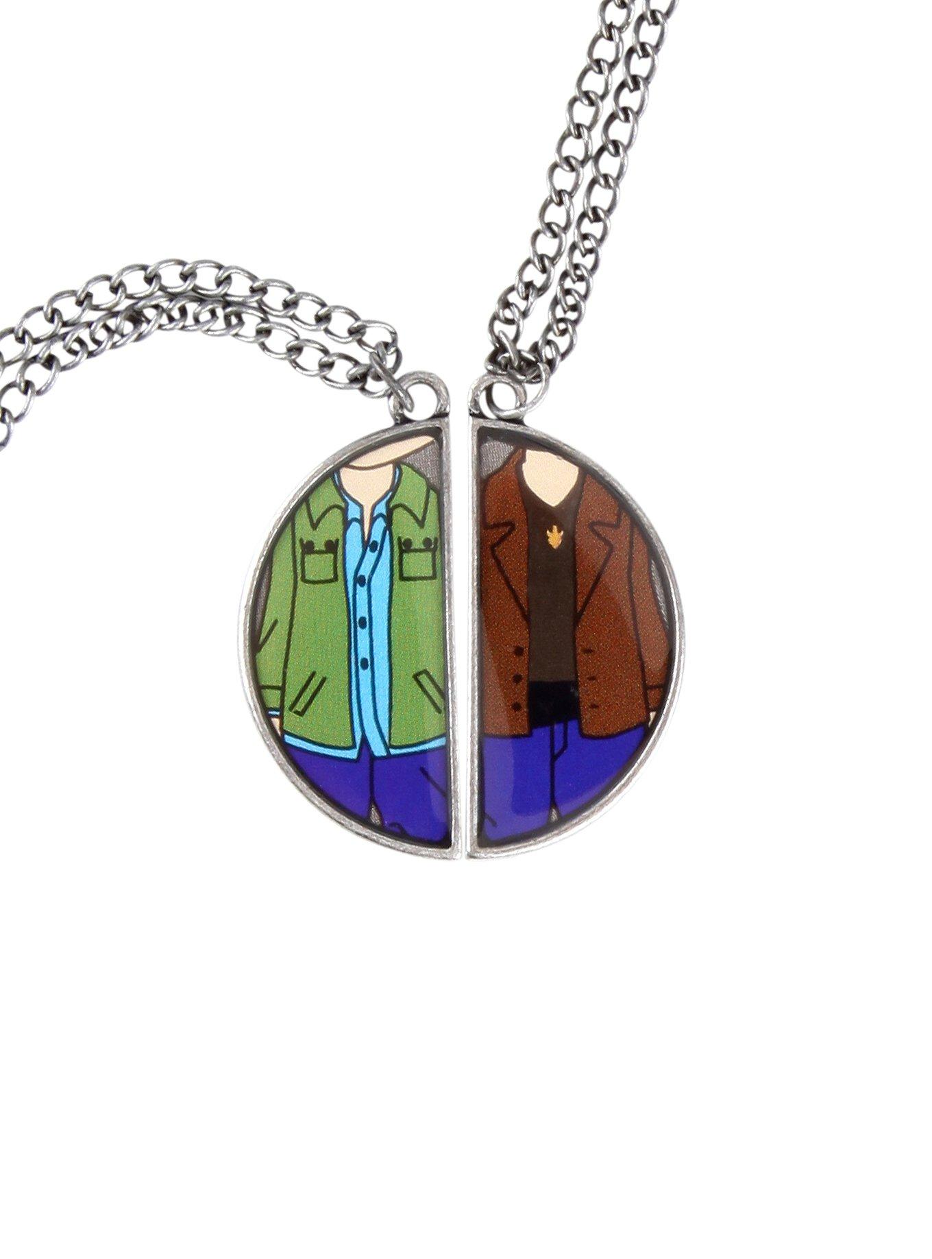 Supernatural Sam & Dean Best Friend Necklace Set, , hi-res