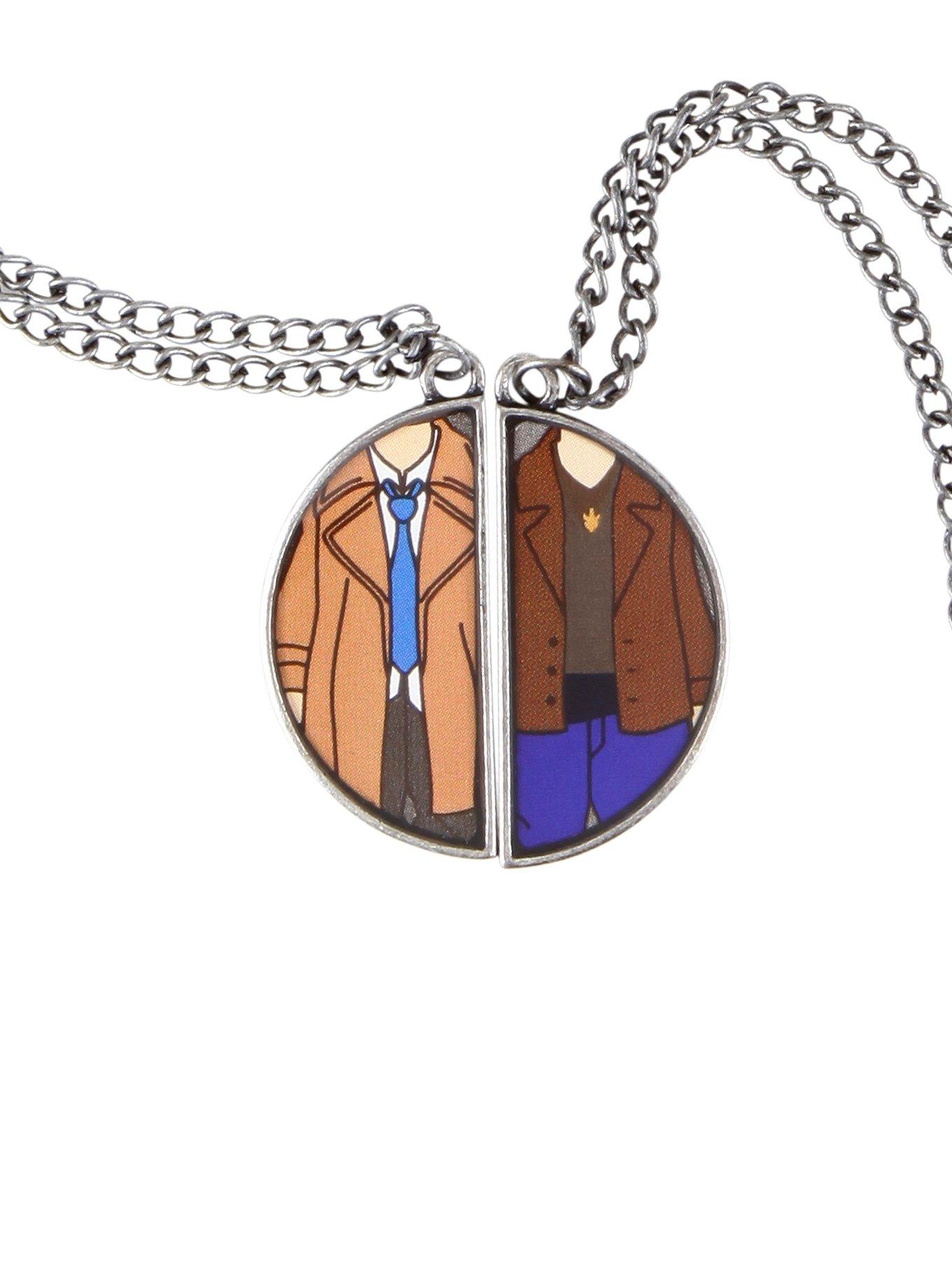 Supernatural Castiel & Dean Best Friend Necklace Set, , hi-res