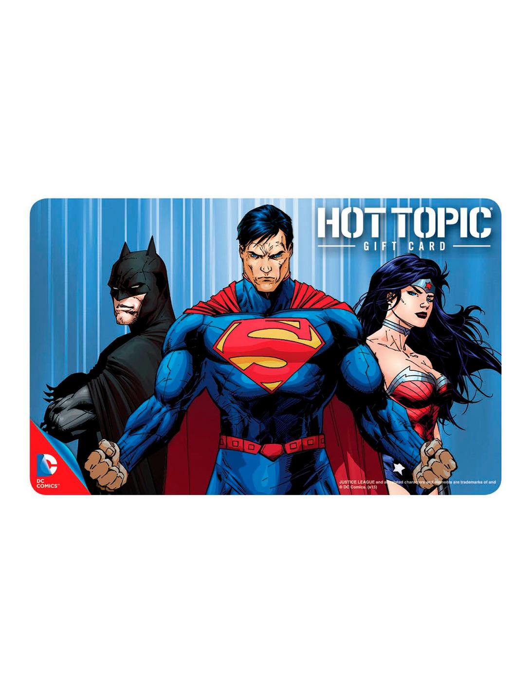 DC Comics Trio $50 Gift Card, , hi-res