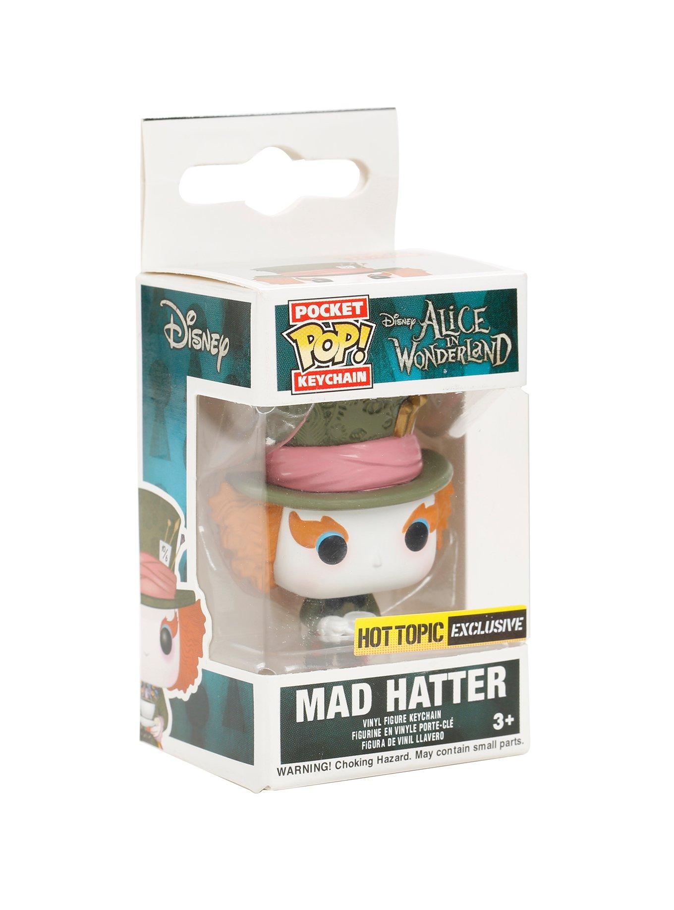 Funko Disney Alice In Wonderland Pocket POP! Mad Hatter Key Chain, , hi-res