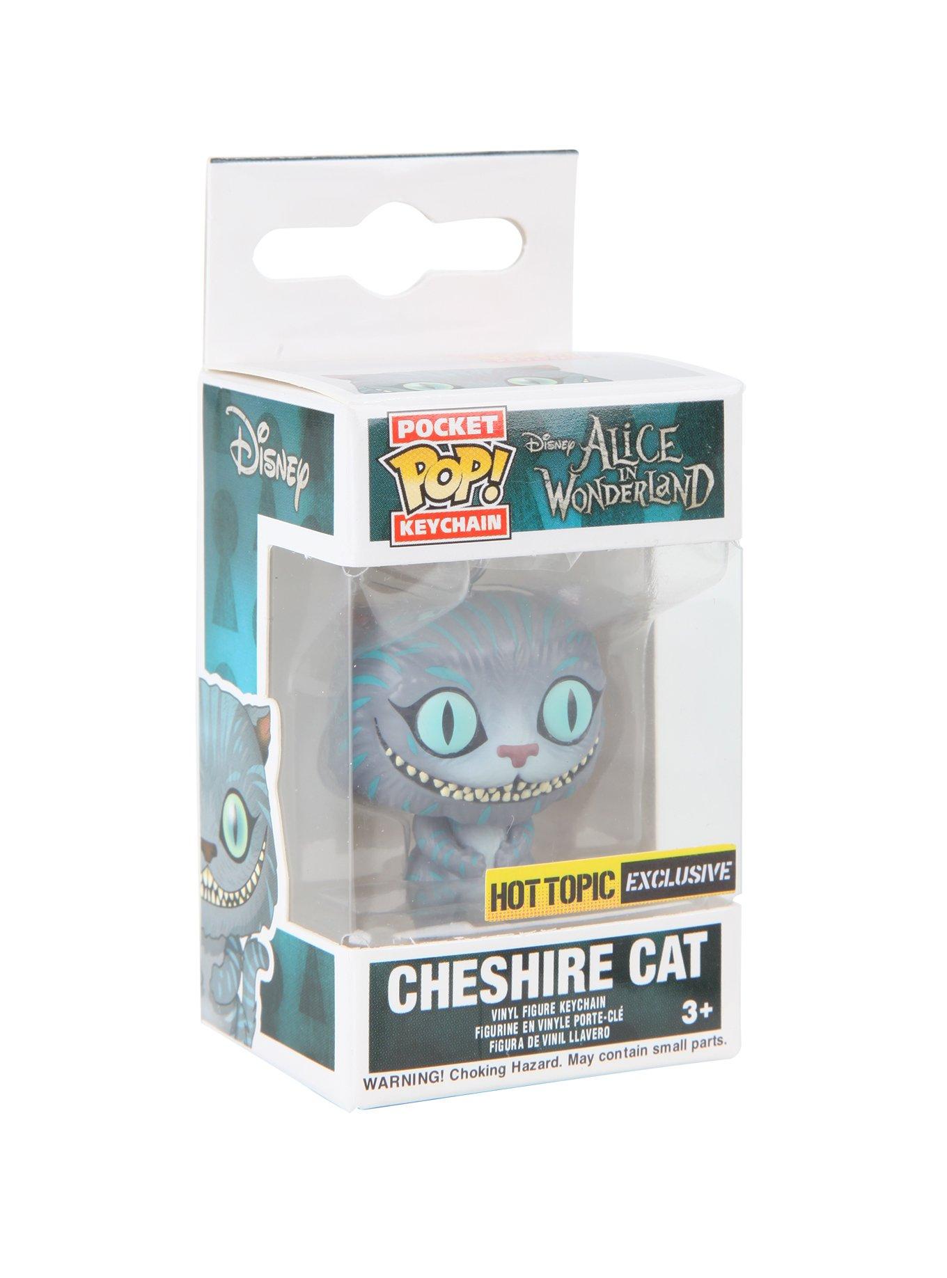 Funko Disney Alice In Wonderland Pocket Pop! Cheshire Cat Key Chain Hot Topic Exclusive, , hi-res