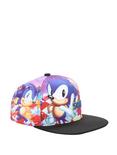 Sonic The Hedgehog Sublimation Snapback Hat, , hi-res