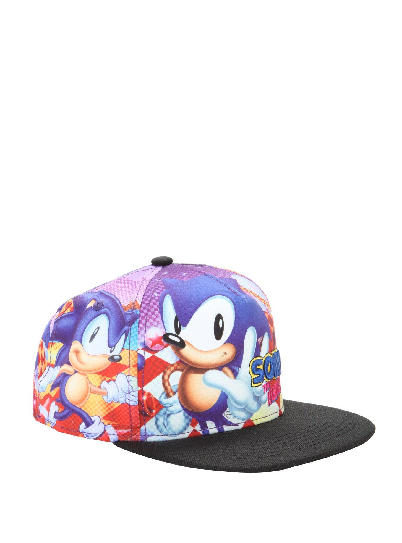 Sonic The Hedgehog Sublimation Snapback Hat, , hi-res