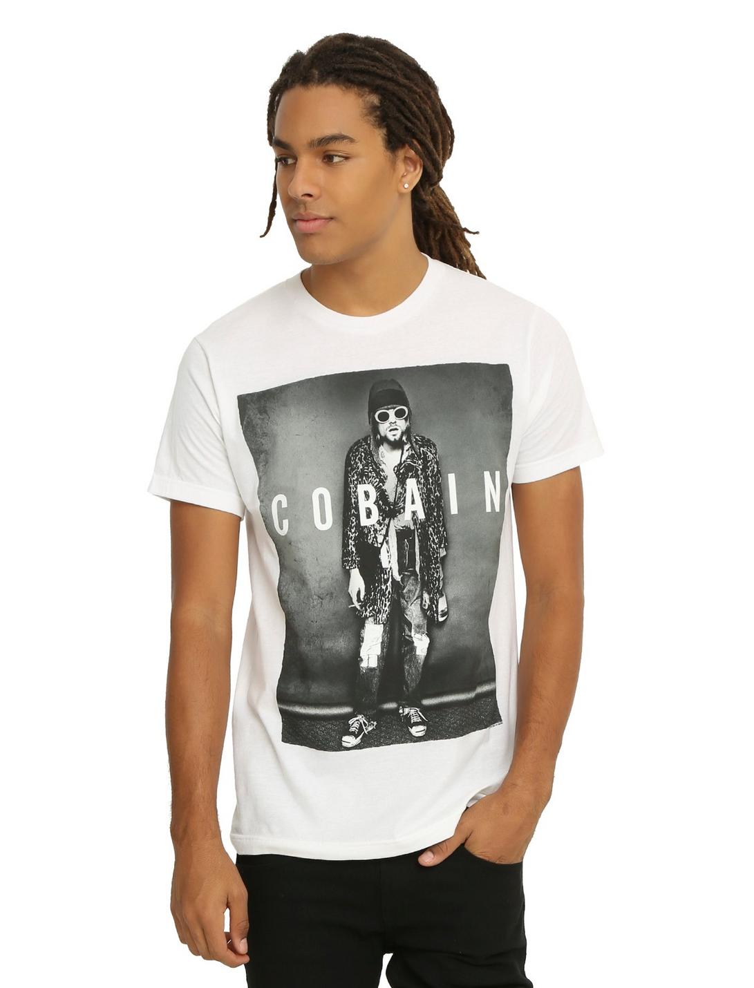 Kurt Cobain Leopard Jacket T-Shirt, , hi-res