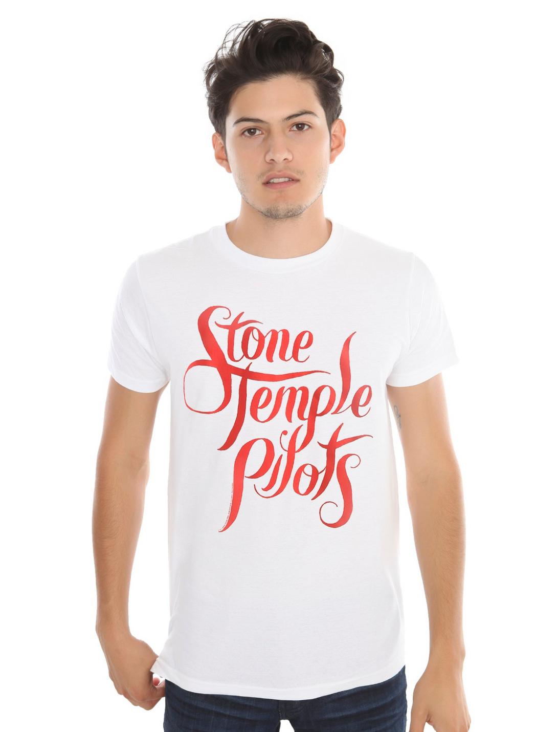 Stone Temple Pilots Script Logo T-Shirt, , hi-res