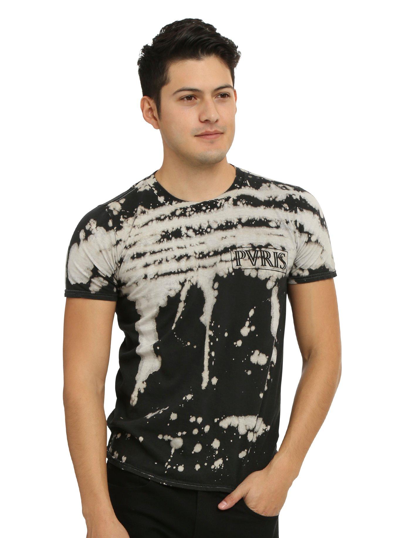 Pvris Logo Tie Dye T-Shirt, , hi-res