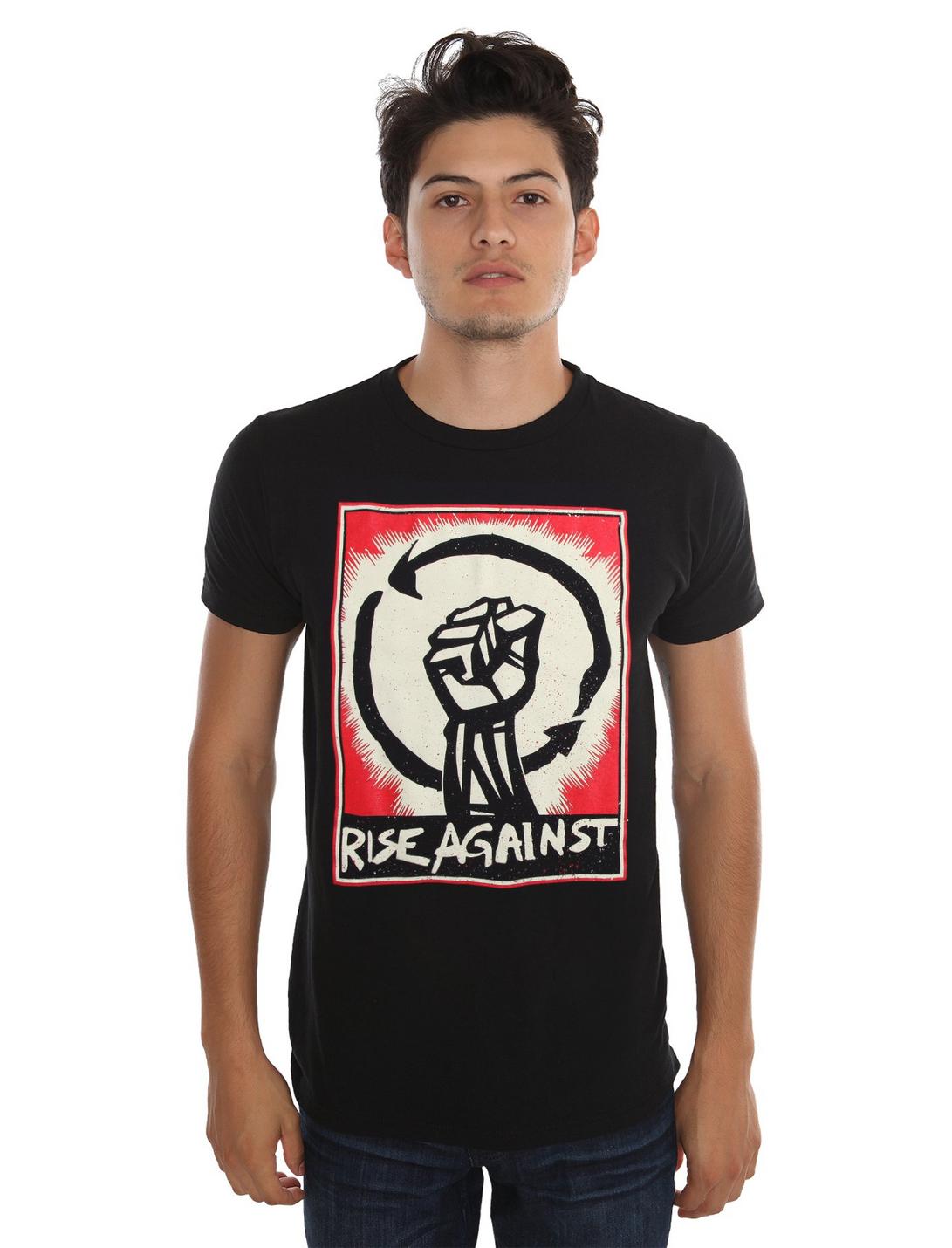 Rise Against Raised Fist Logo T-Shirt, , hi-res