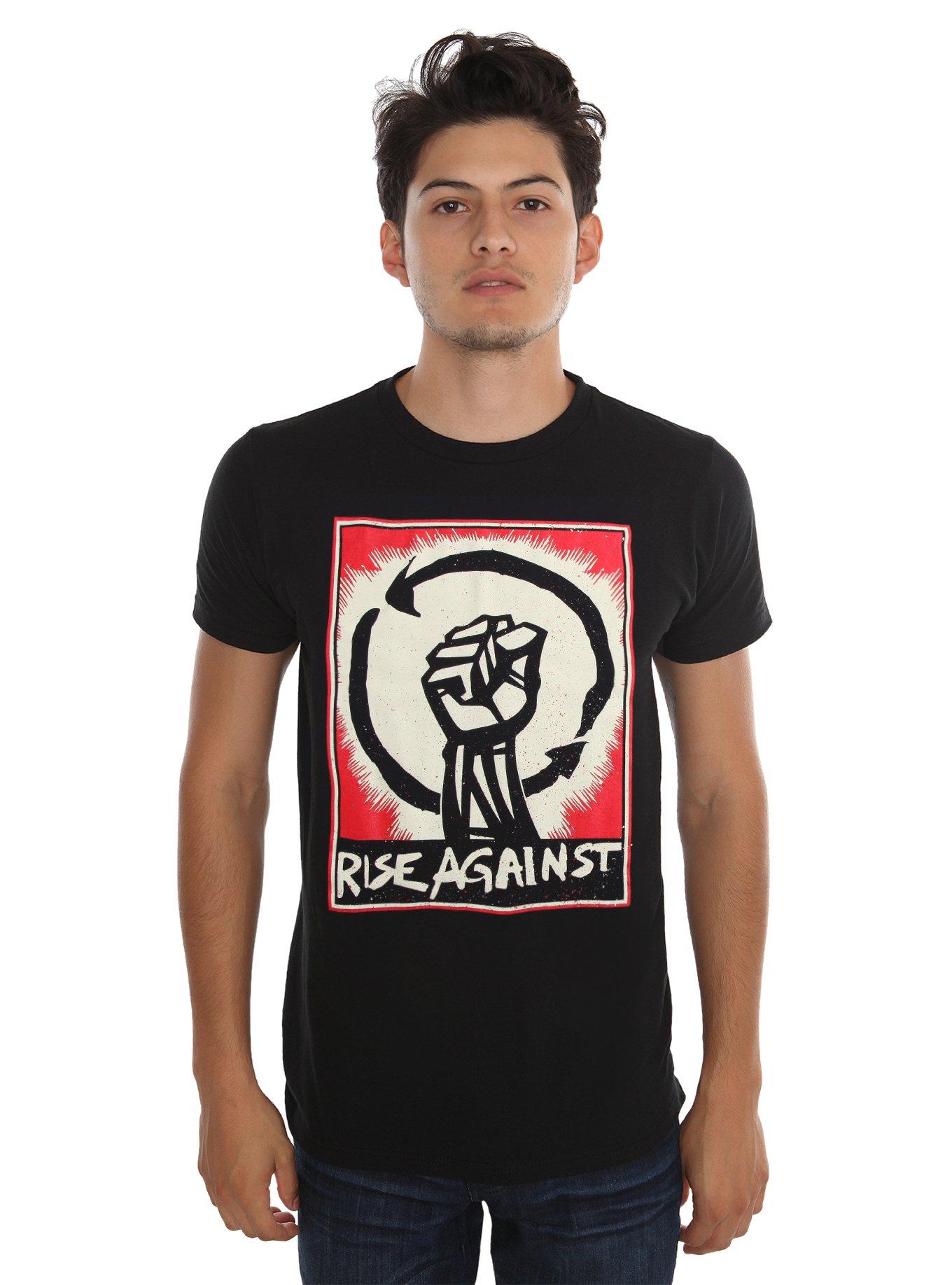 Rise Against Raised Fist Logo T-Shirt, , hi-res