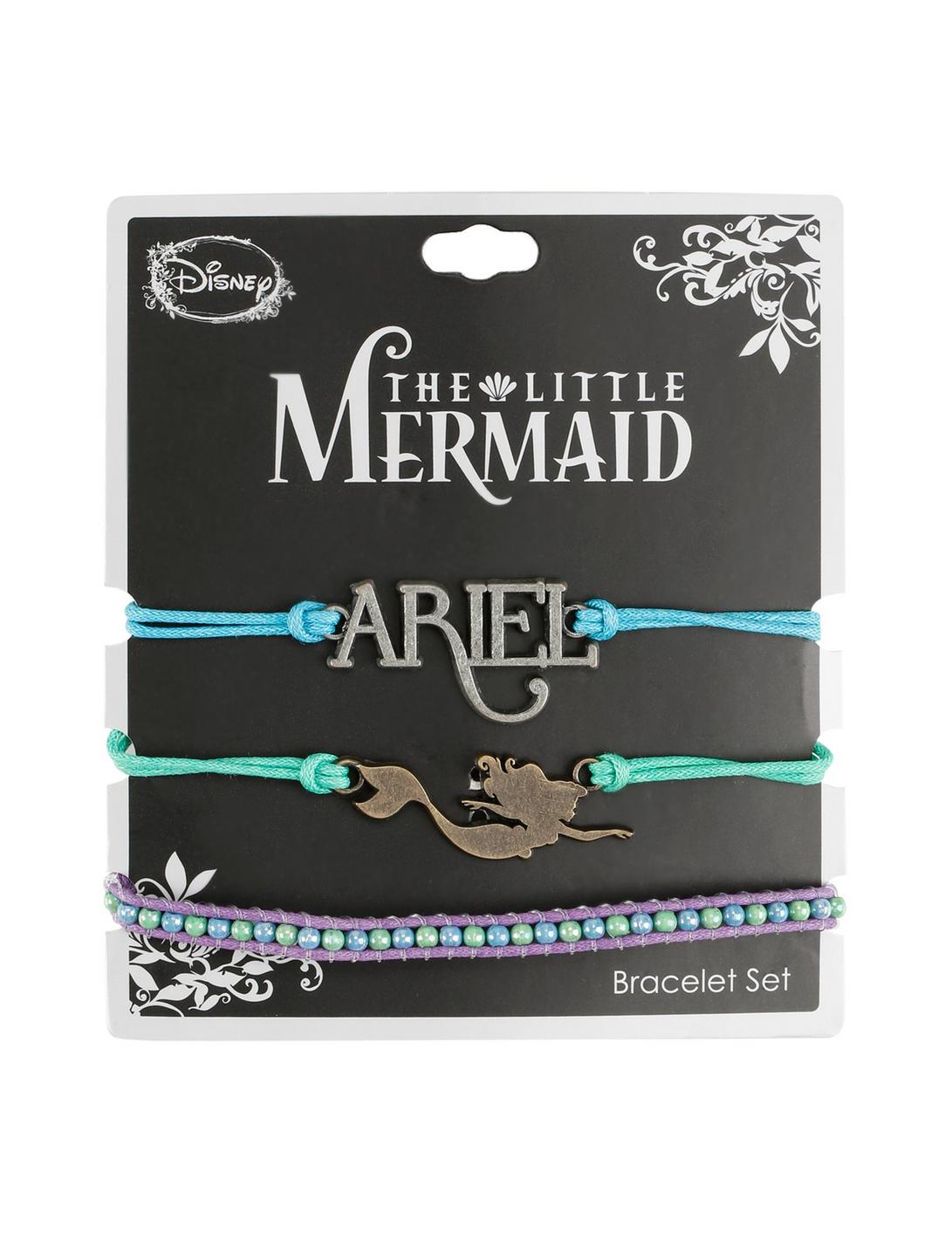 Disney The Little Mermaid Cord Bracelet Set, , hi-res