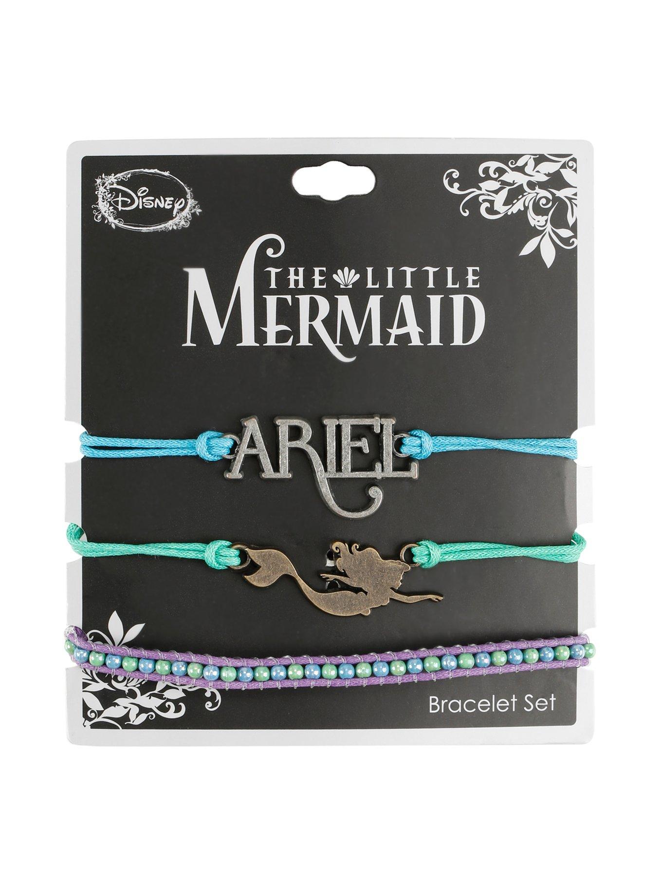 Disney The Little Mermaid Cord Bracelet Set, , hi-res