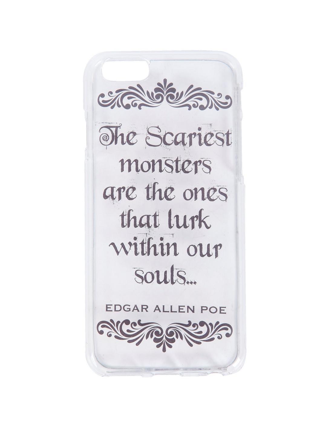 Scariest Monsters Poe Quote iPhone 6 Case, , hi-res