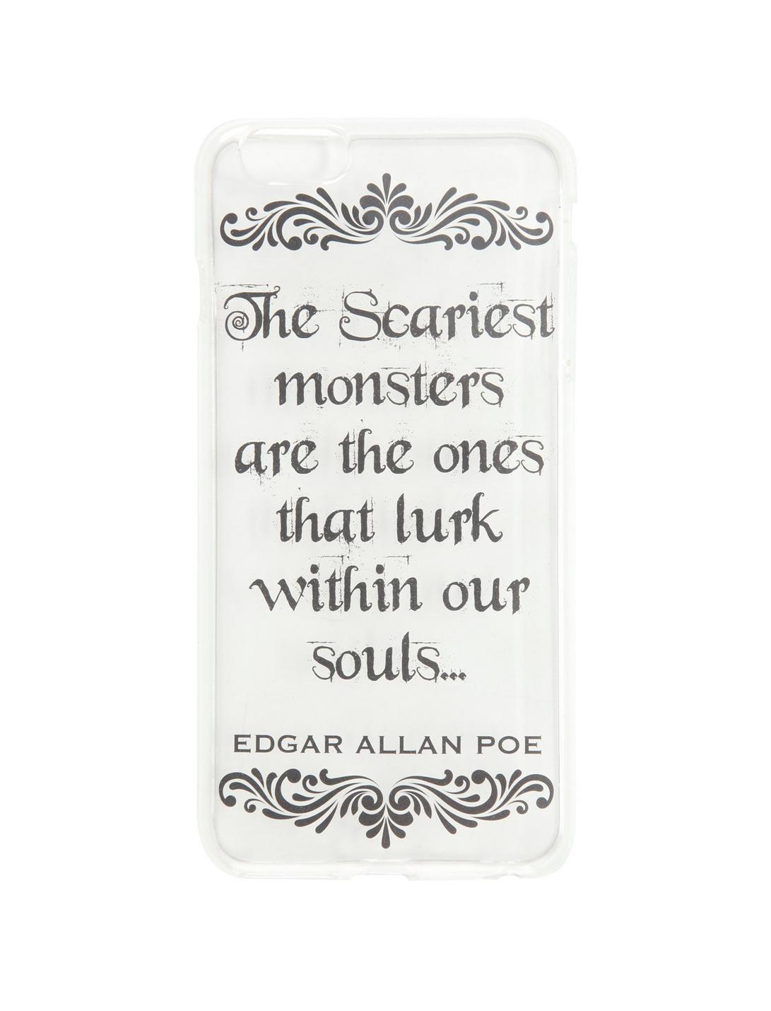 Scariest Monsters Poe Quote iPhone 6 Plus Case, , hi-res