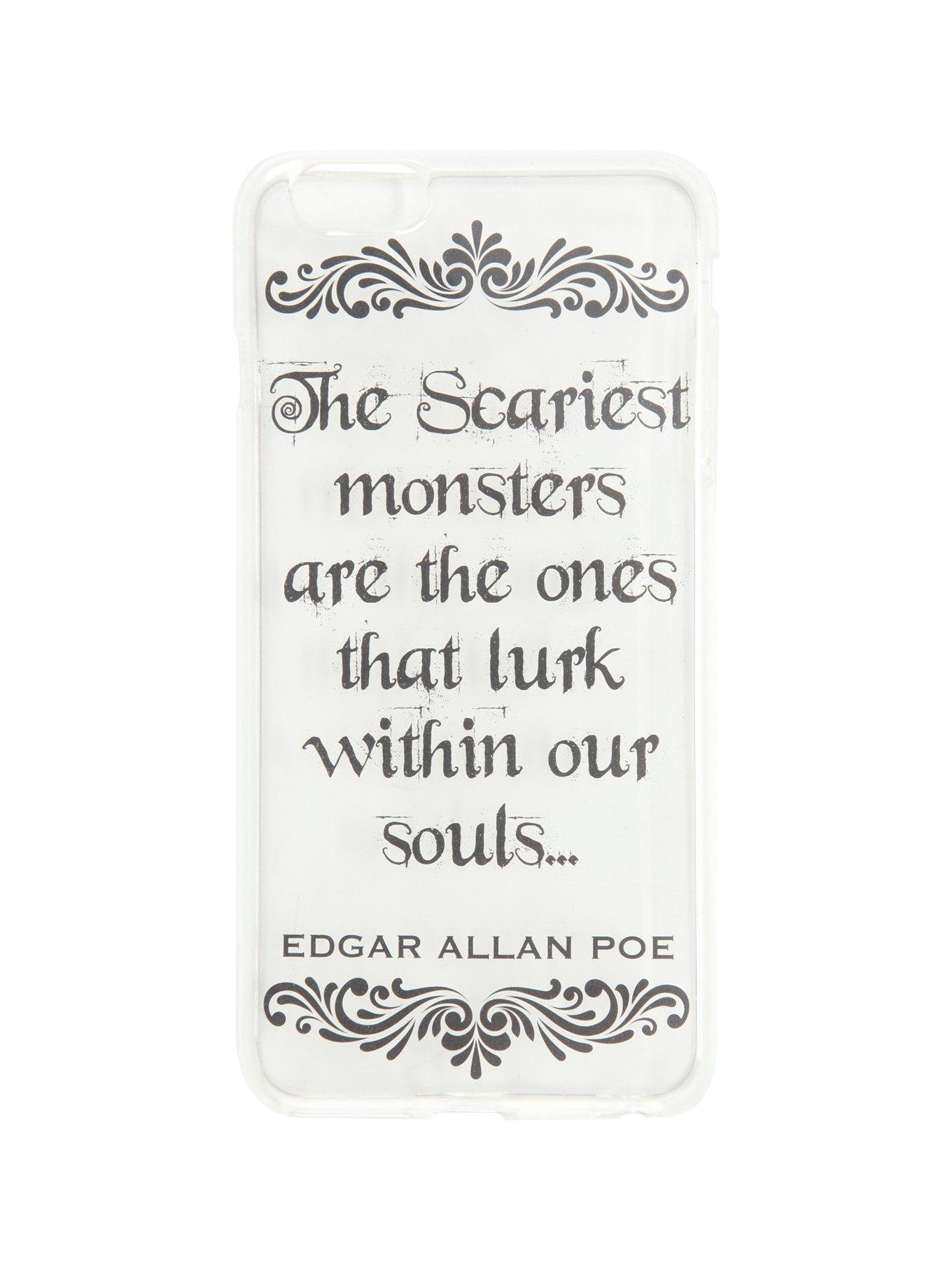 Scariest Monsters Poe Quote iPhone 6 Plus Case, , hi-res