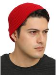 Red Knit Beanie, , hi-res