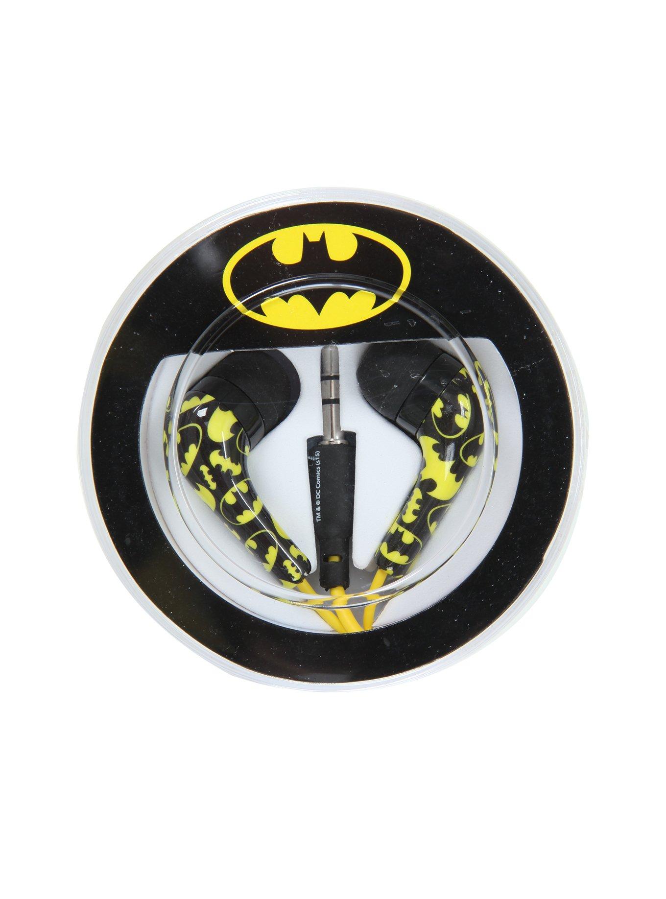 DC Comics Batman Logos Earbuds, , hi-res